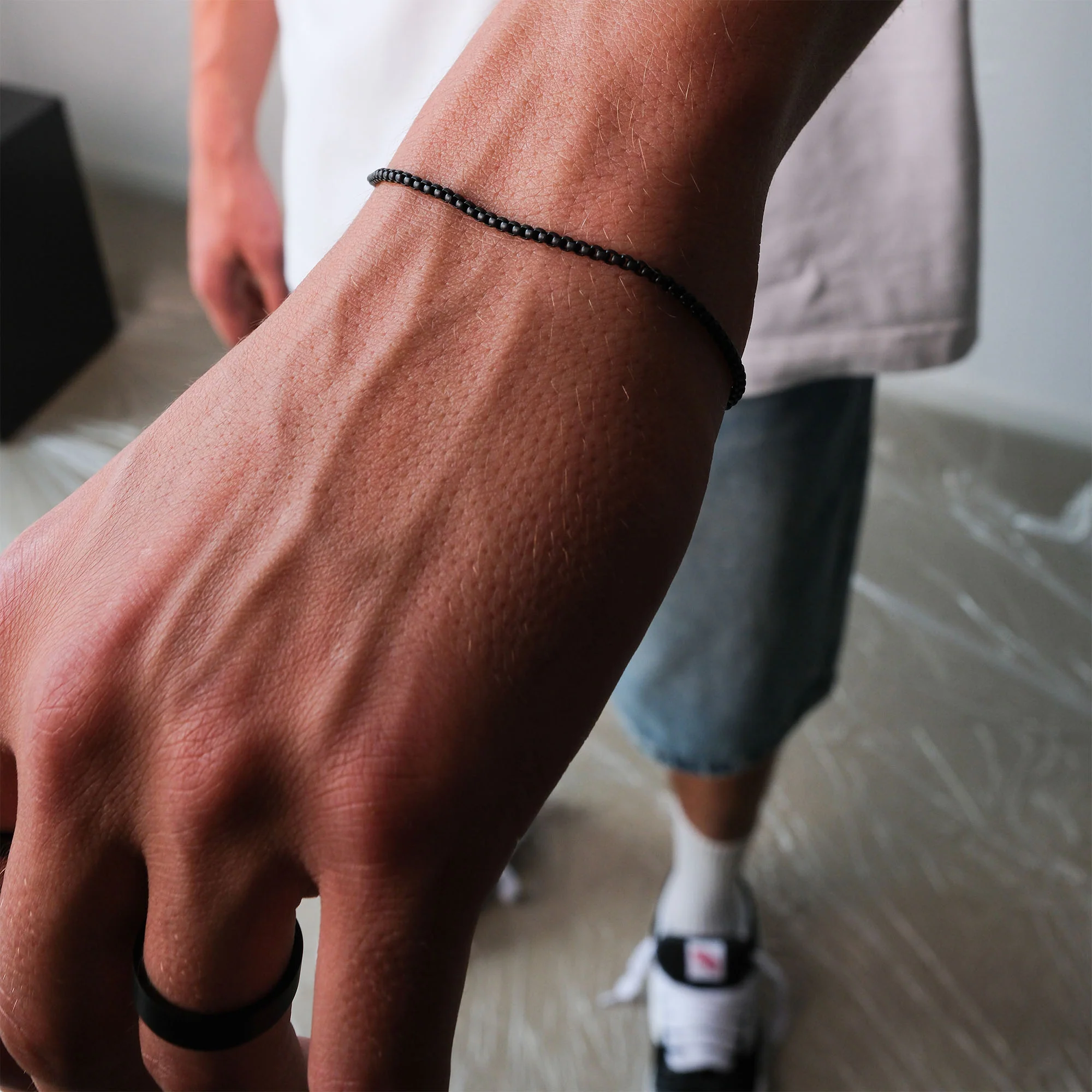 K12 - BLACK BOX BRACELET - 2MM - Image 5