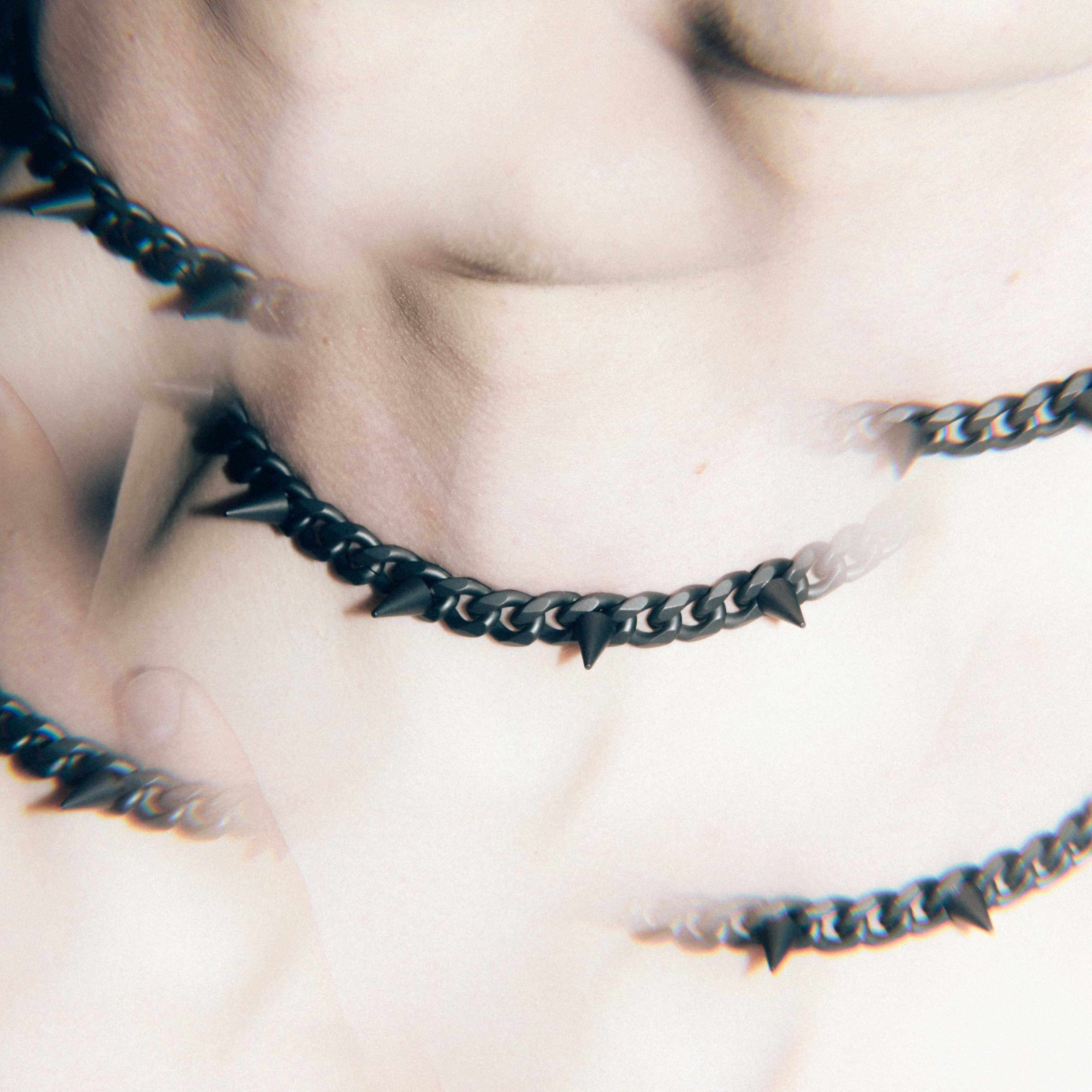 K12 - BLACK CUBAN SPIKE CHAIN - 10.5MM - Image 5