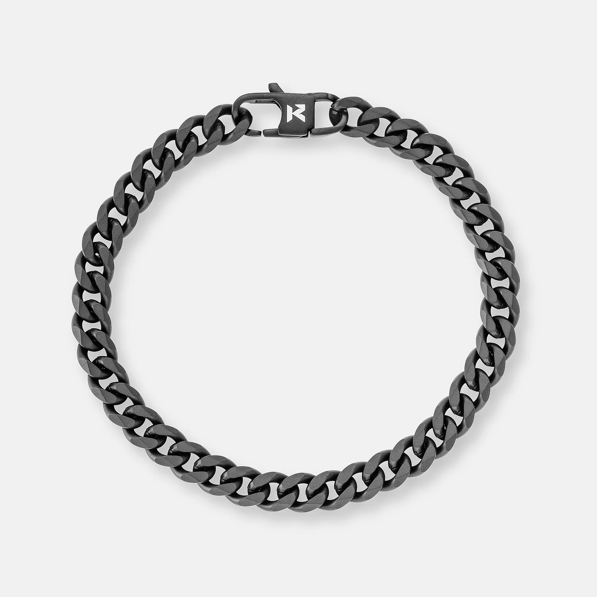 K12 - BLACK CUBAN BRACELET - 6MM