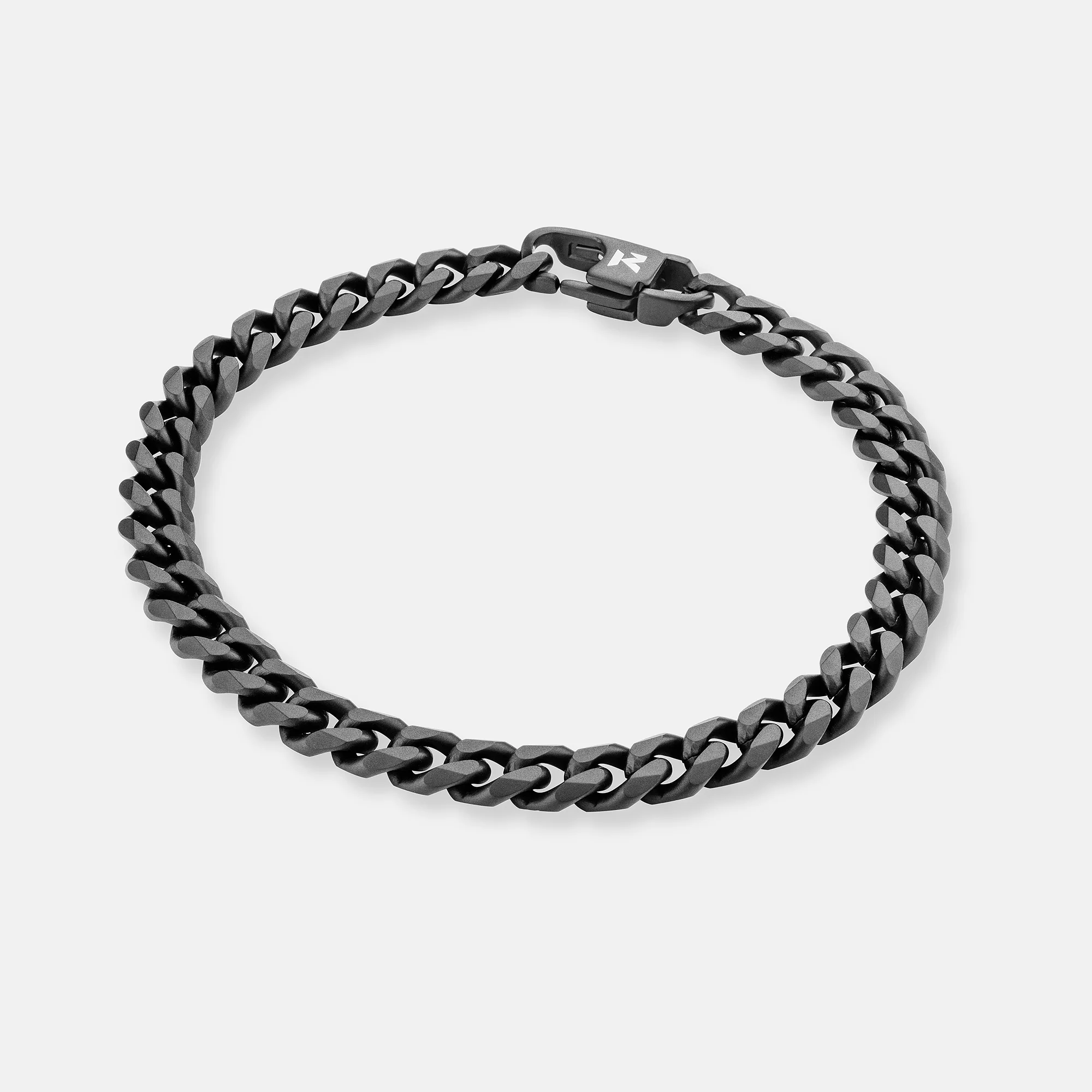 K12 - BLACK CUBAN BRACELET - 6MM - Image 2