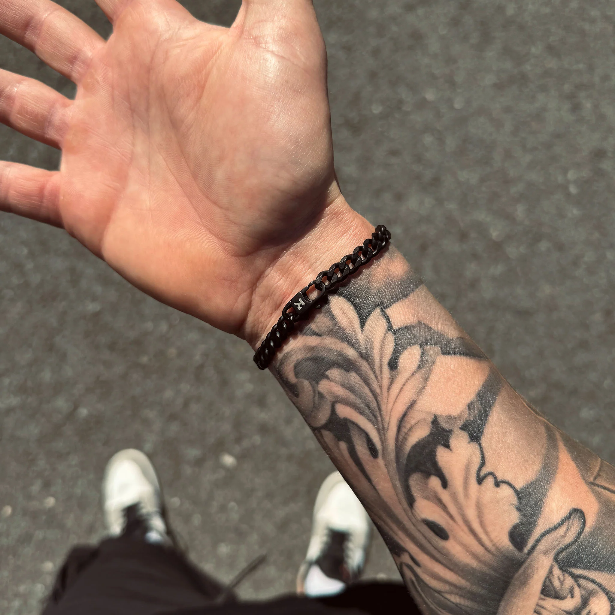 K12 - BLACK CUBAN BRACELET - 6MM - Image 4