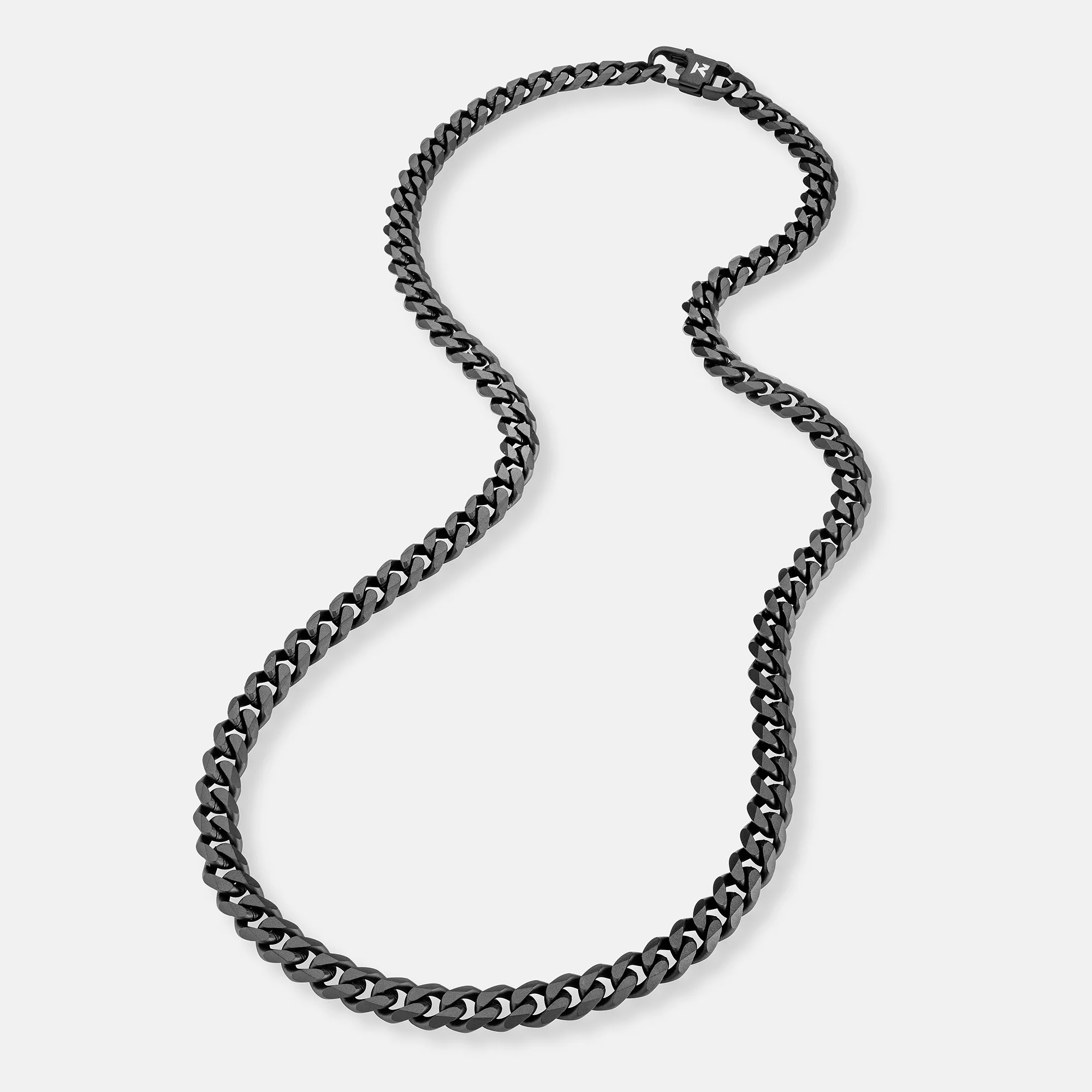 K12 - BLACK CUBAN CHAIN - 6MM - Image 2
