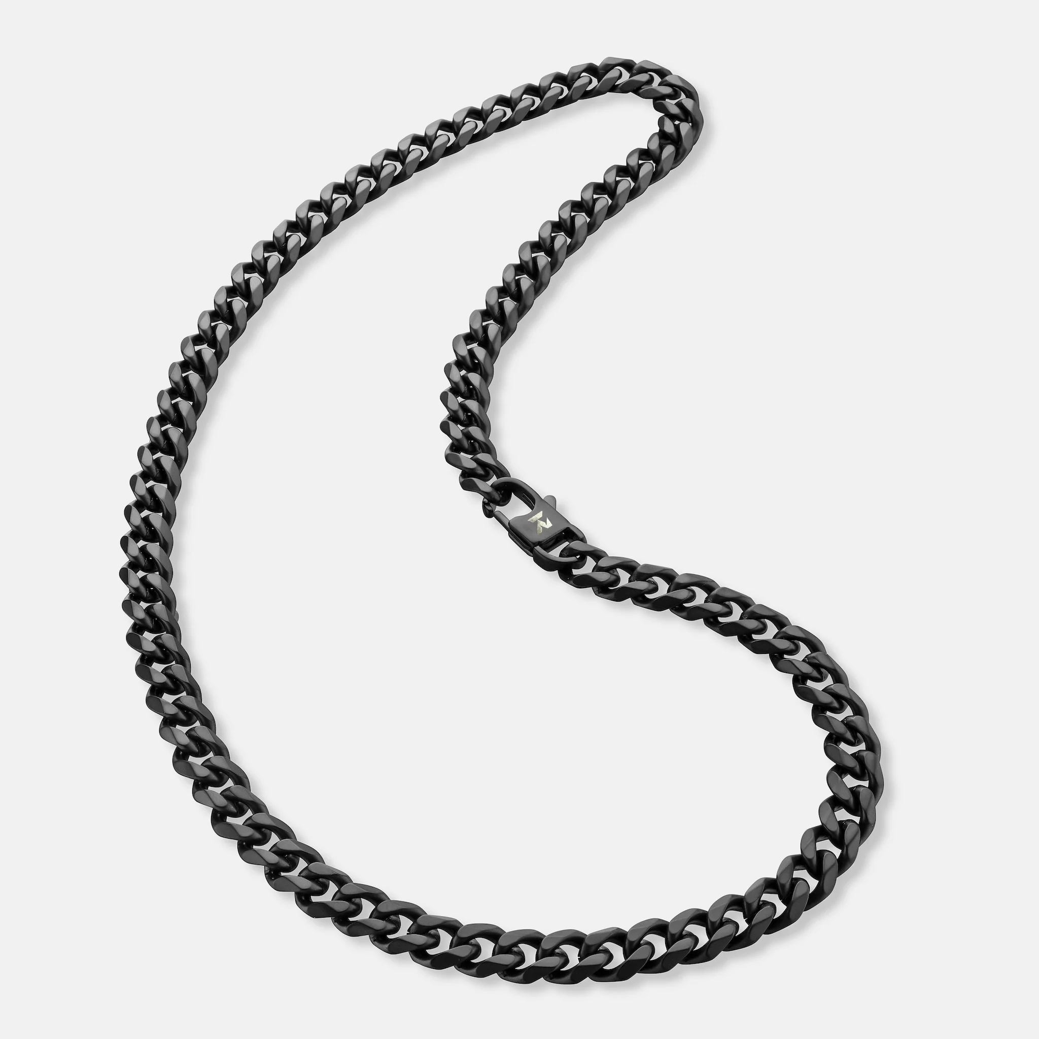 K12 - BLACK CUBAN CHAIN - 8MM - Image 2