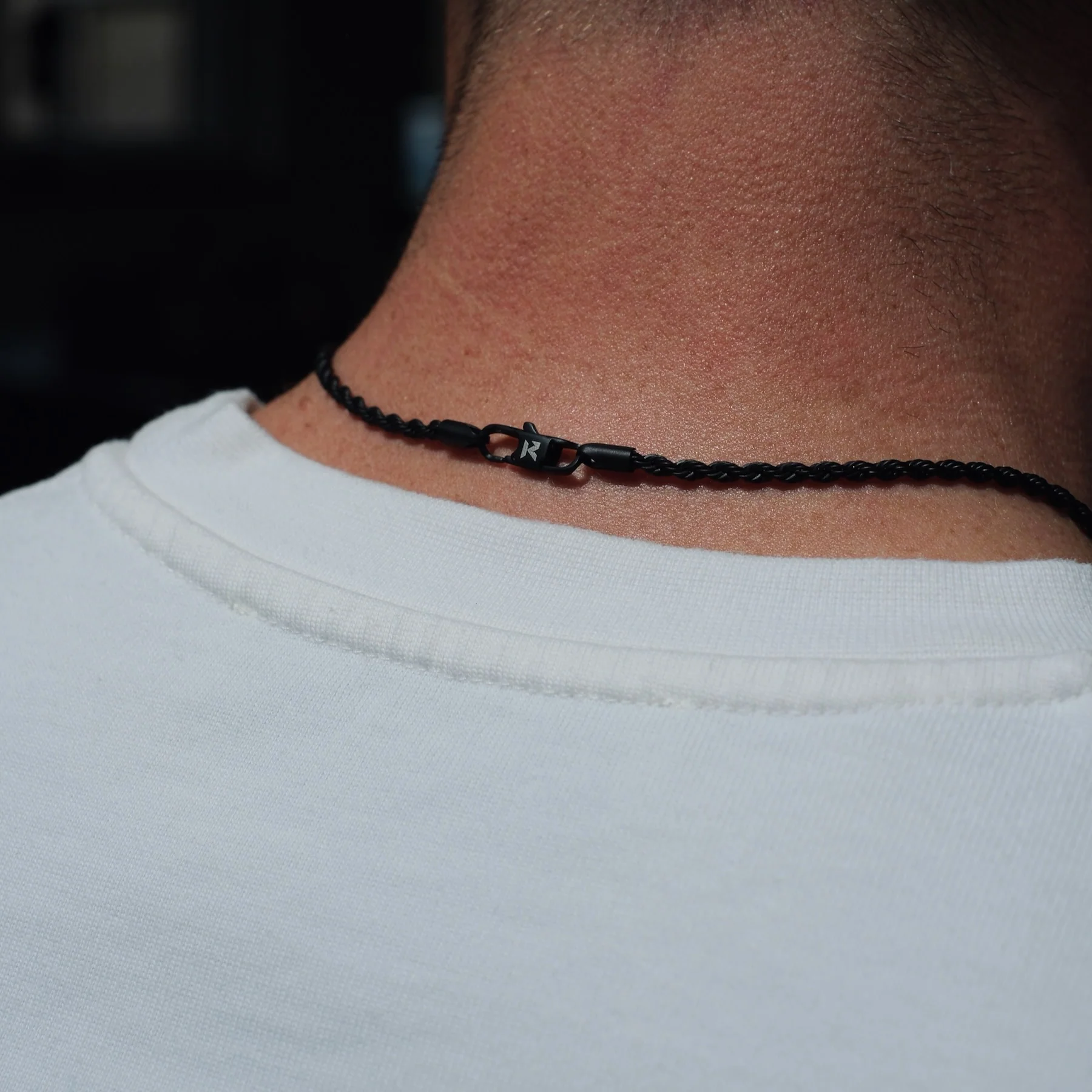 K12 - BLACK ROPE CHAIN - 3MM - Image 4