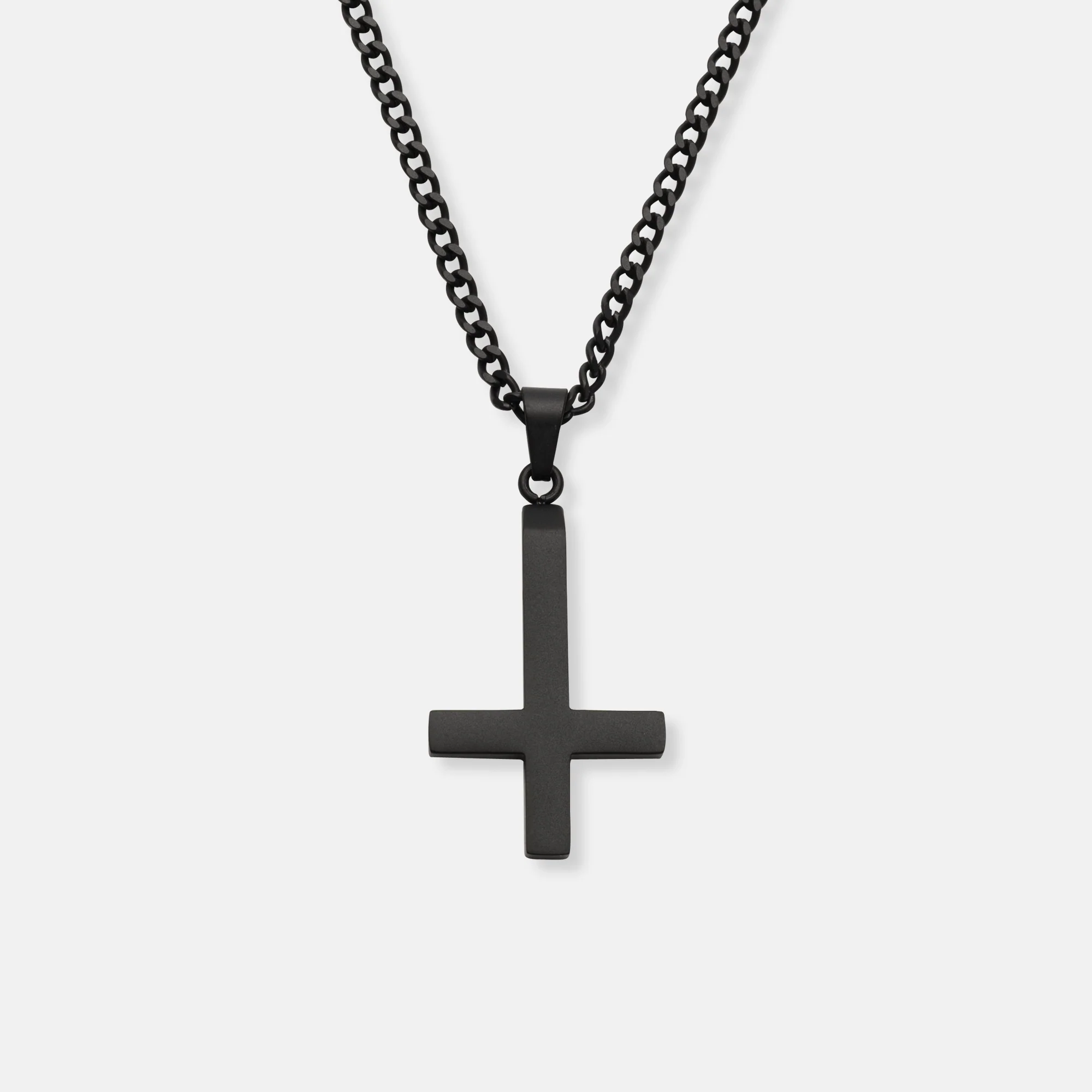 K12 - BLACK STEEL INVERTED VAITH CHAIN