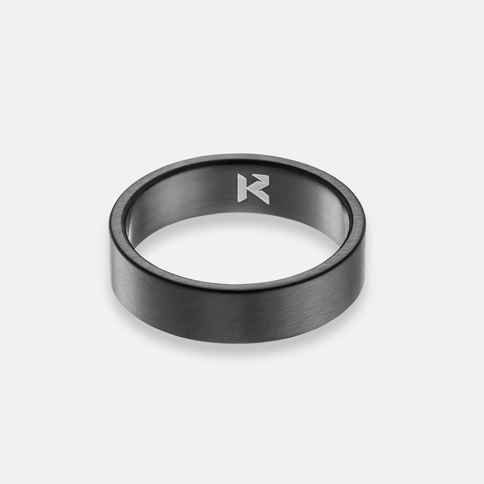 K12 - BLACK STEEL RING - 50 - Image 2