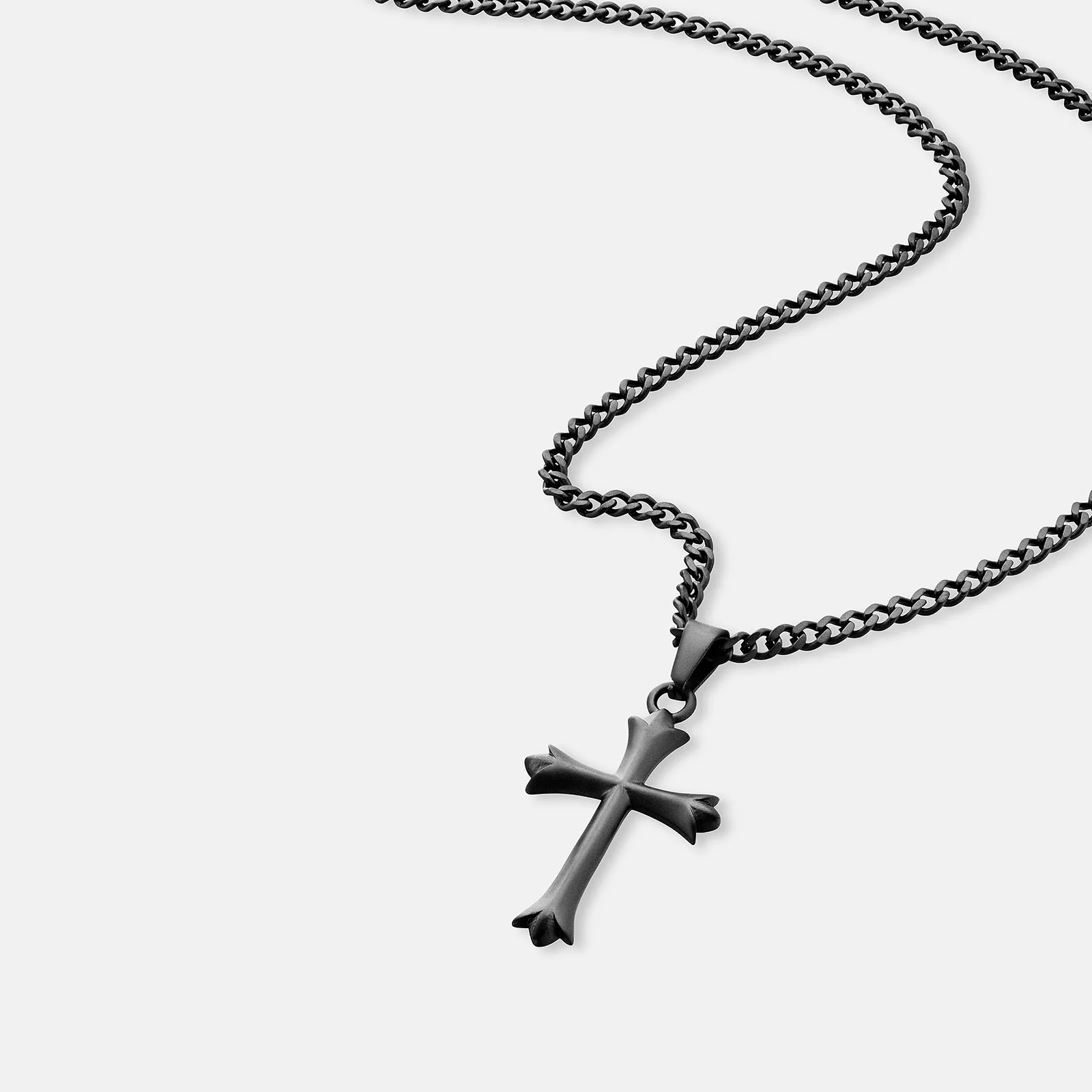 K12 - BLACK VINTAGE CROSS CHAIN - Image 2