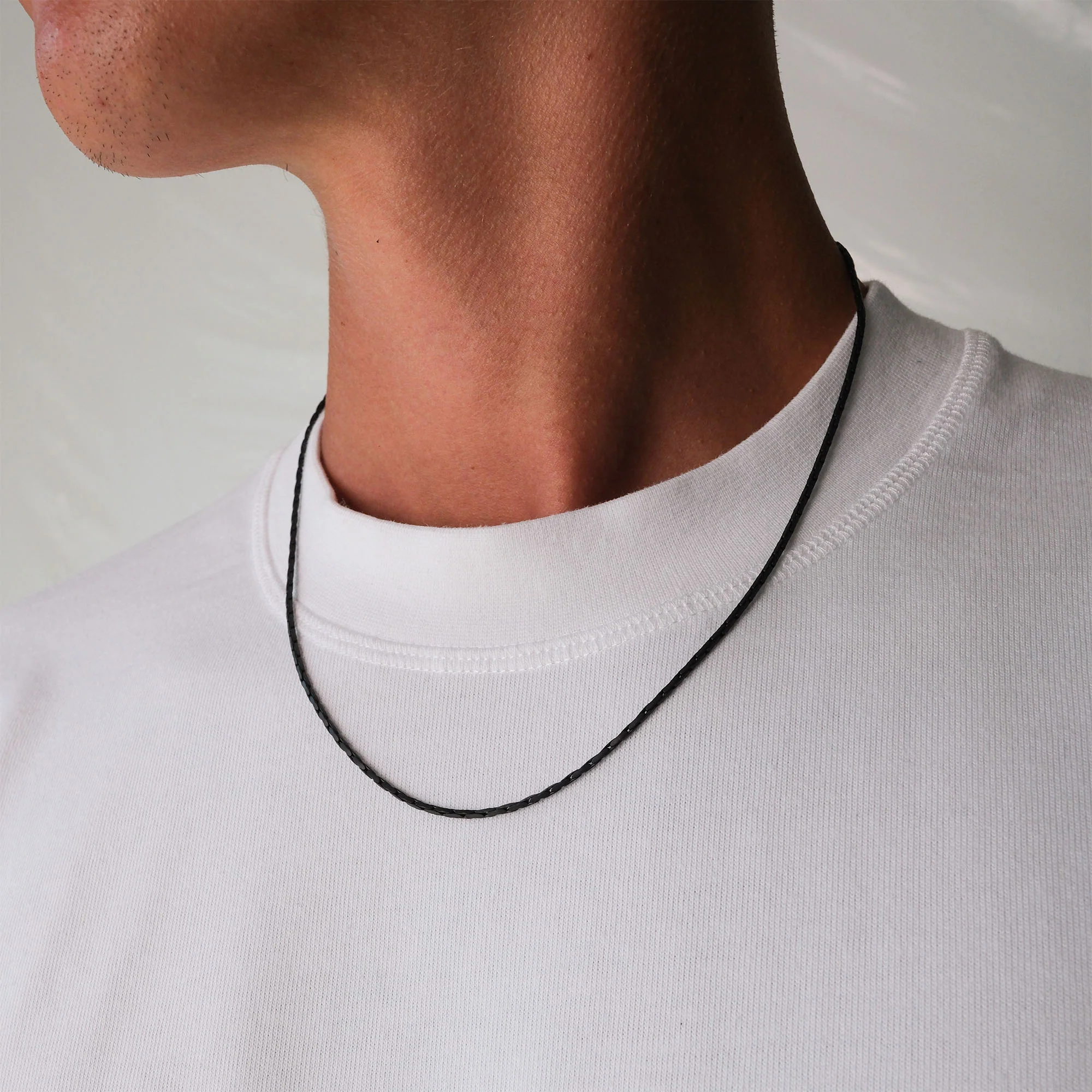 K12 - BLACK WIRE CHAIN - 1.4MM - Image 5