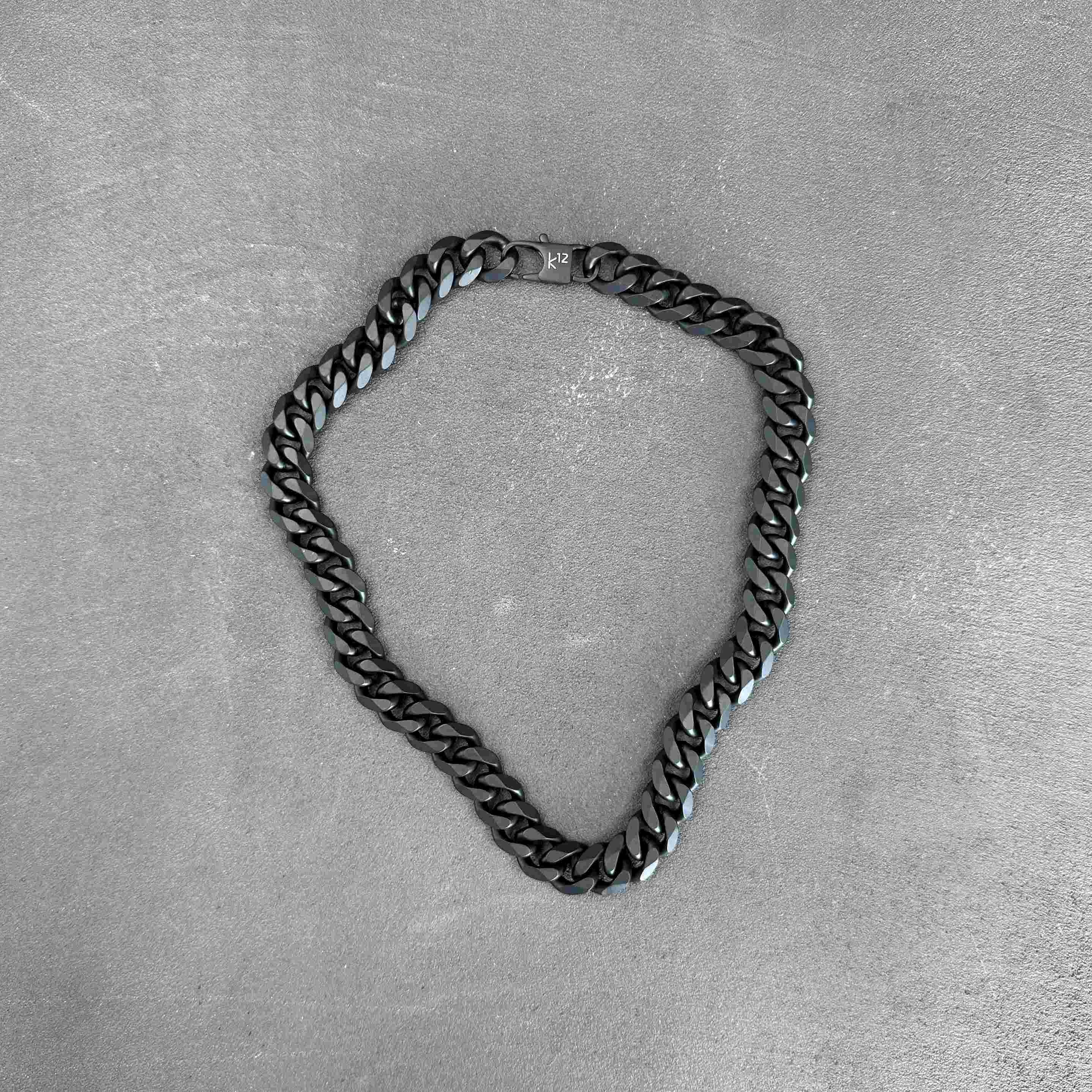 K12 - BLACK CUBAN CHAIN - 13MM - Image 4