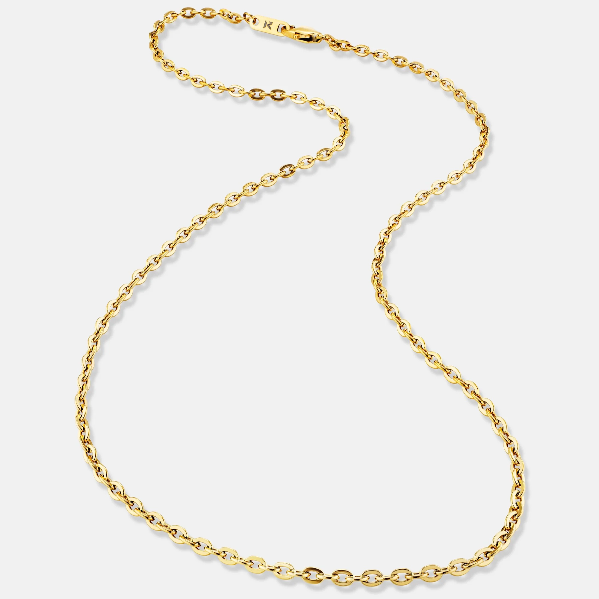 K12 - GOLD CABLE CHAIN - 3MM - Image 2