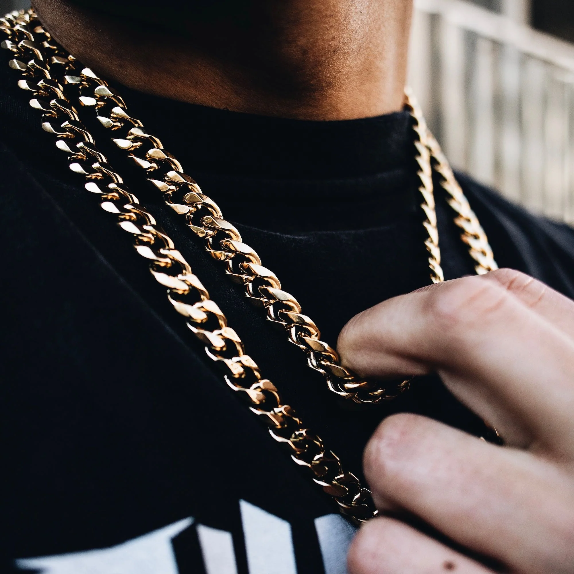 K12 - GOLD CUBAN CHAIN - 10.5MM - Image 4