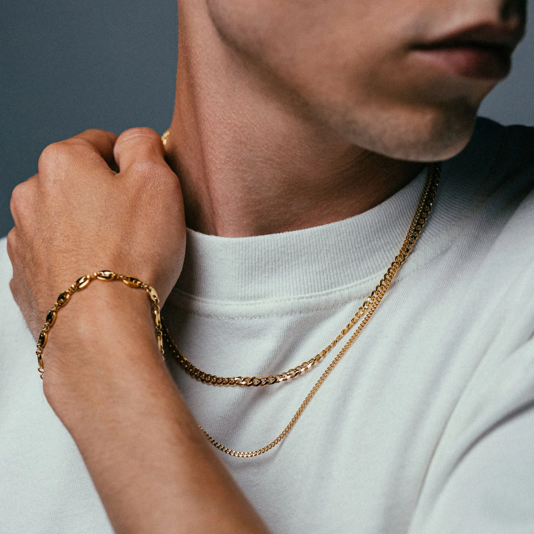 K12 - GOLD CUBAN CHAIN - 4MM - Image 5