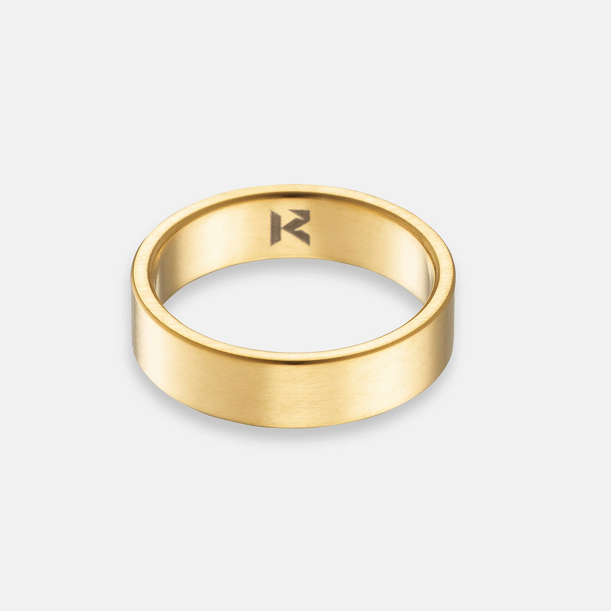K12 - GOLD STEEL RING - 50 - Image 2