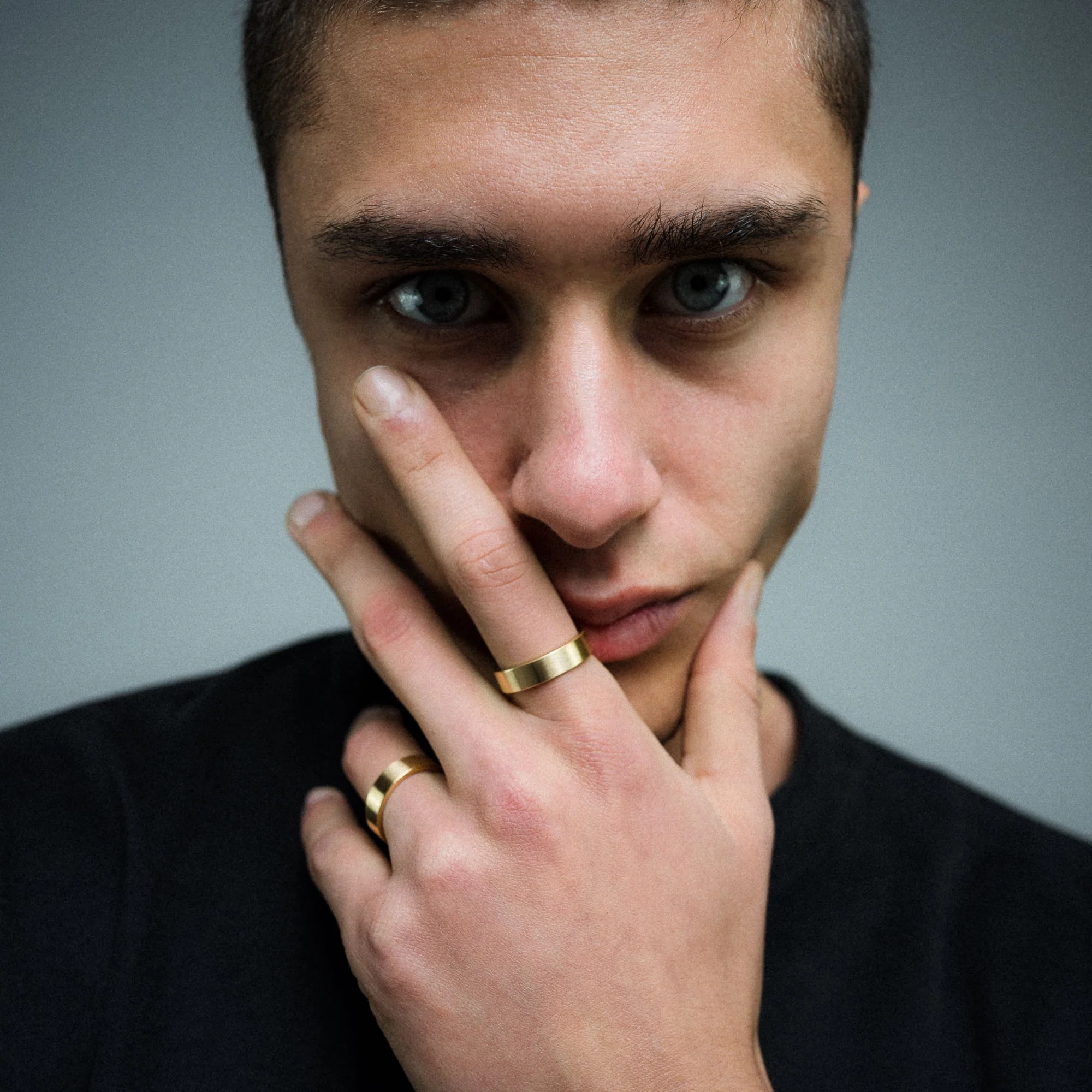 K12 - GOLD STEEL RING - 50 - Image 4