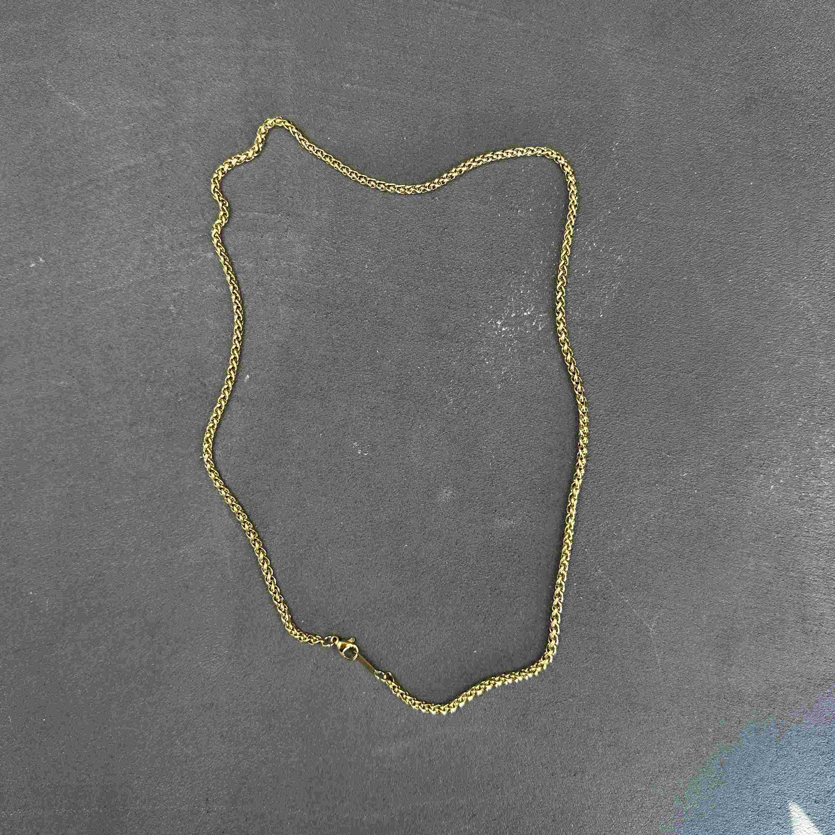 K12 - GOLD WHEAT CHAIN - 3MM - Image 4