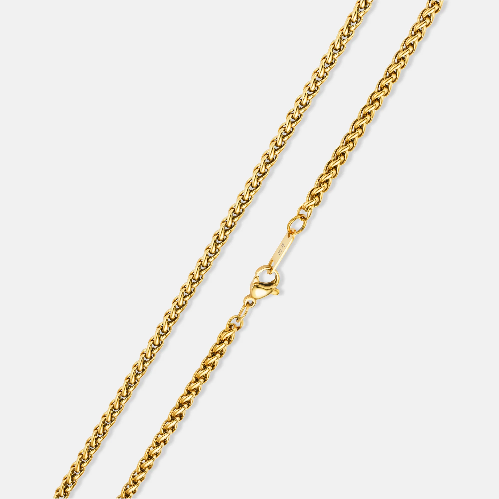 K12 - GOLD WHEAT CHAIN - 3MM - Image 7