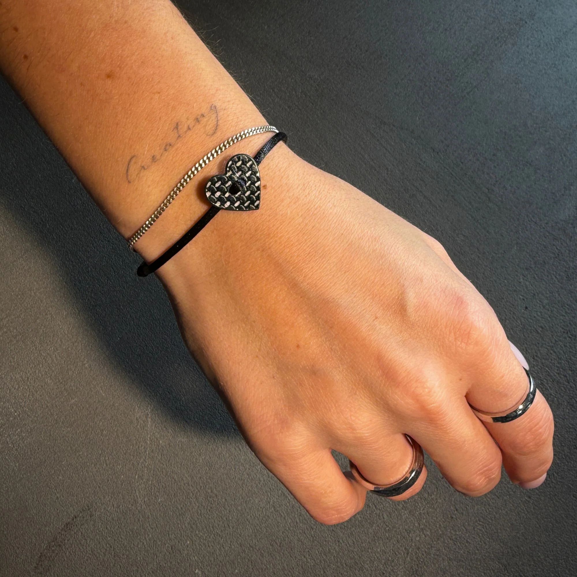 K12 - HEART SATIN BRACELET - Image 3