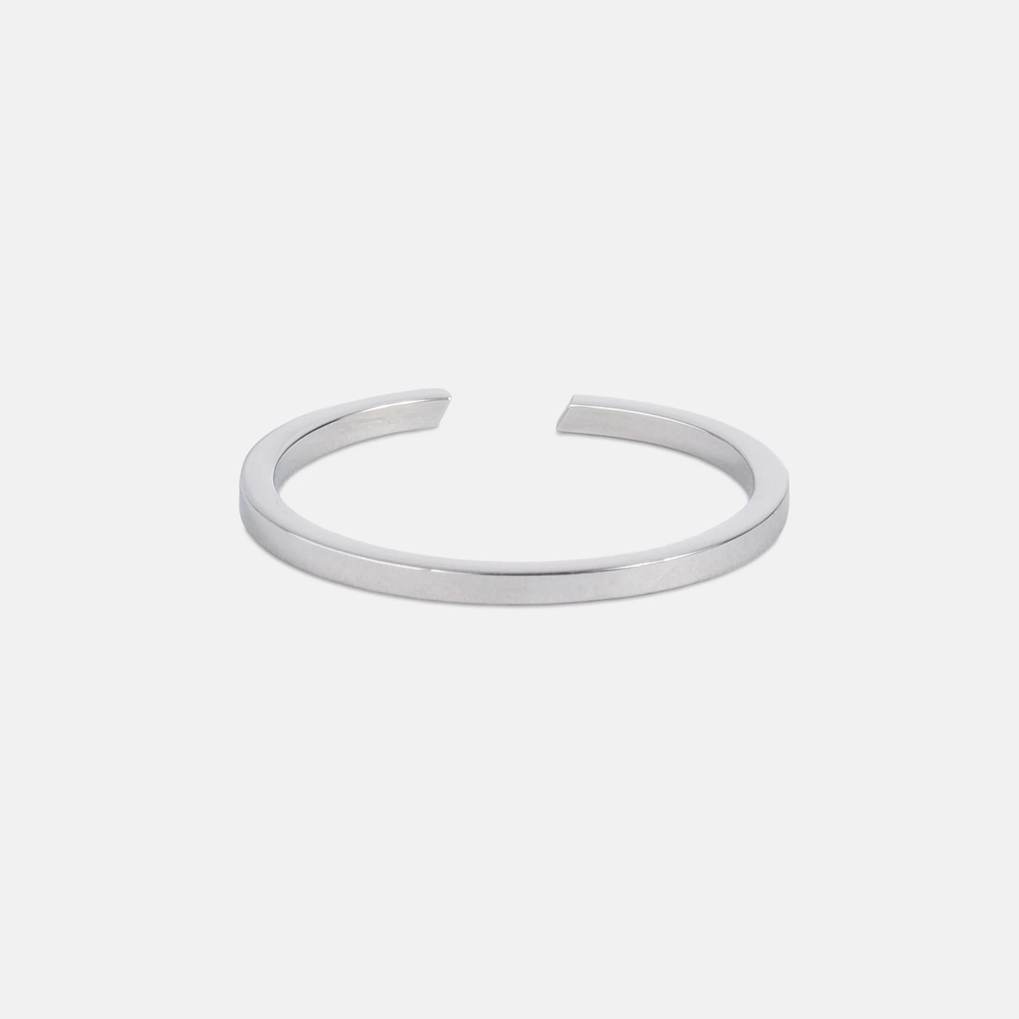 K12 - SILVER ADJUSTABLE RING - 1.6MM - Image 2