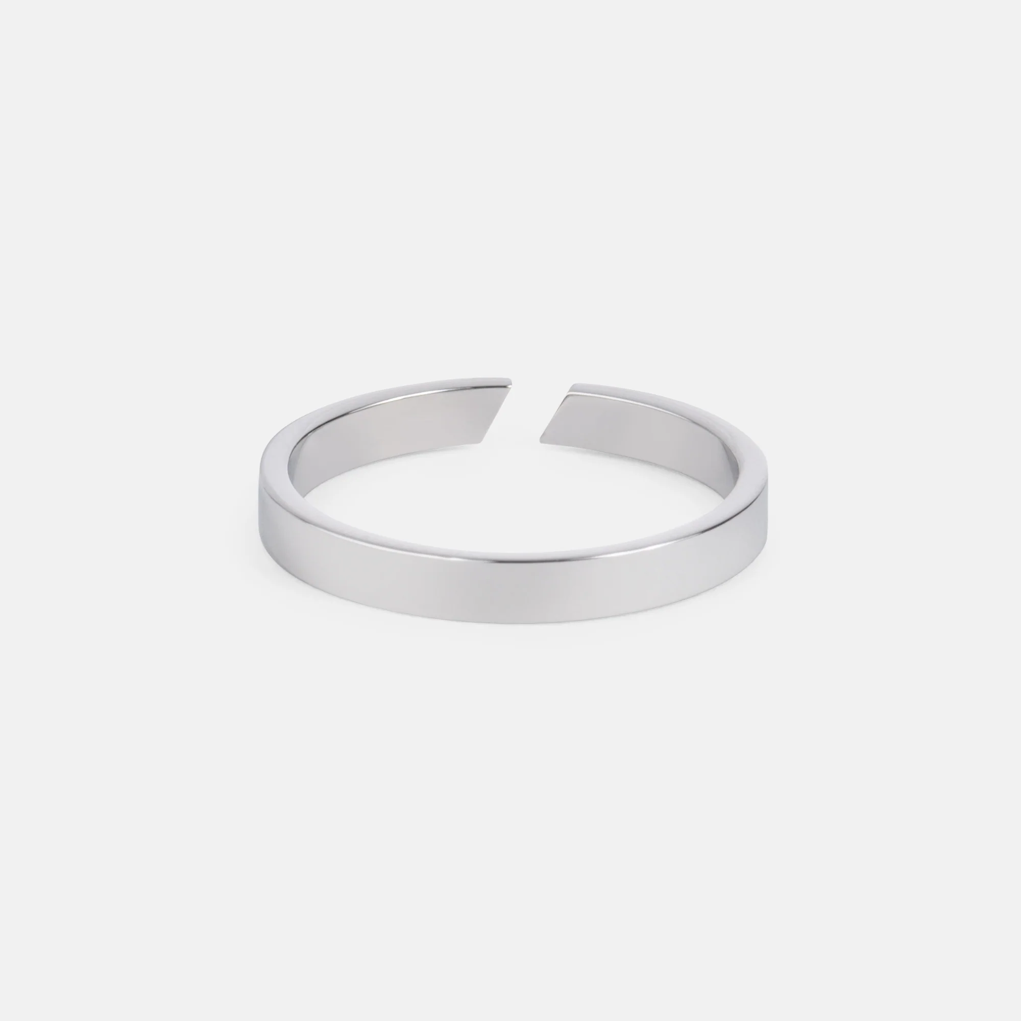 K12 - SILVER ADJUSTABLE RING - 3MM - Image 2