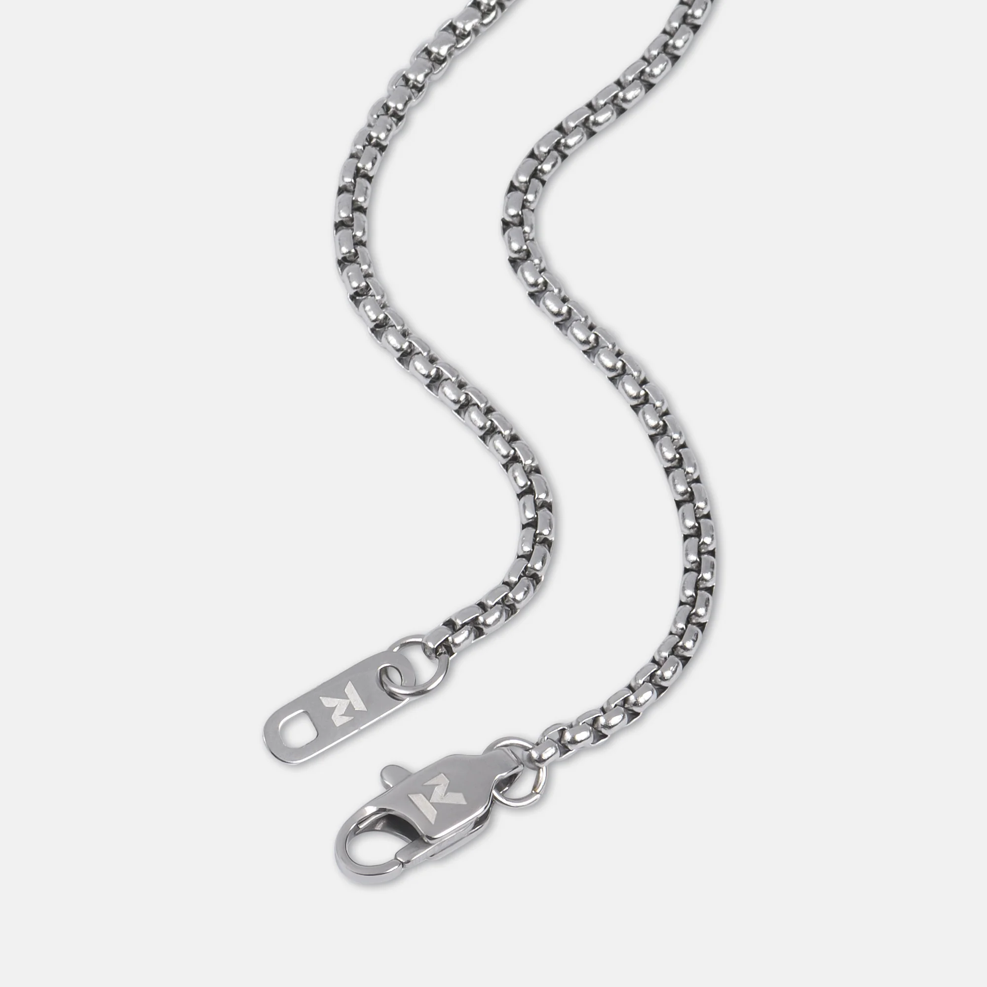 K12 - SILVER BOX BRACELET - 2MM - Image 2