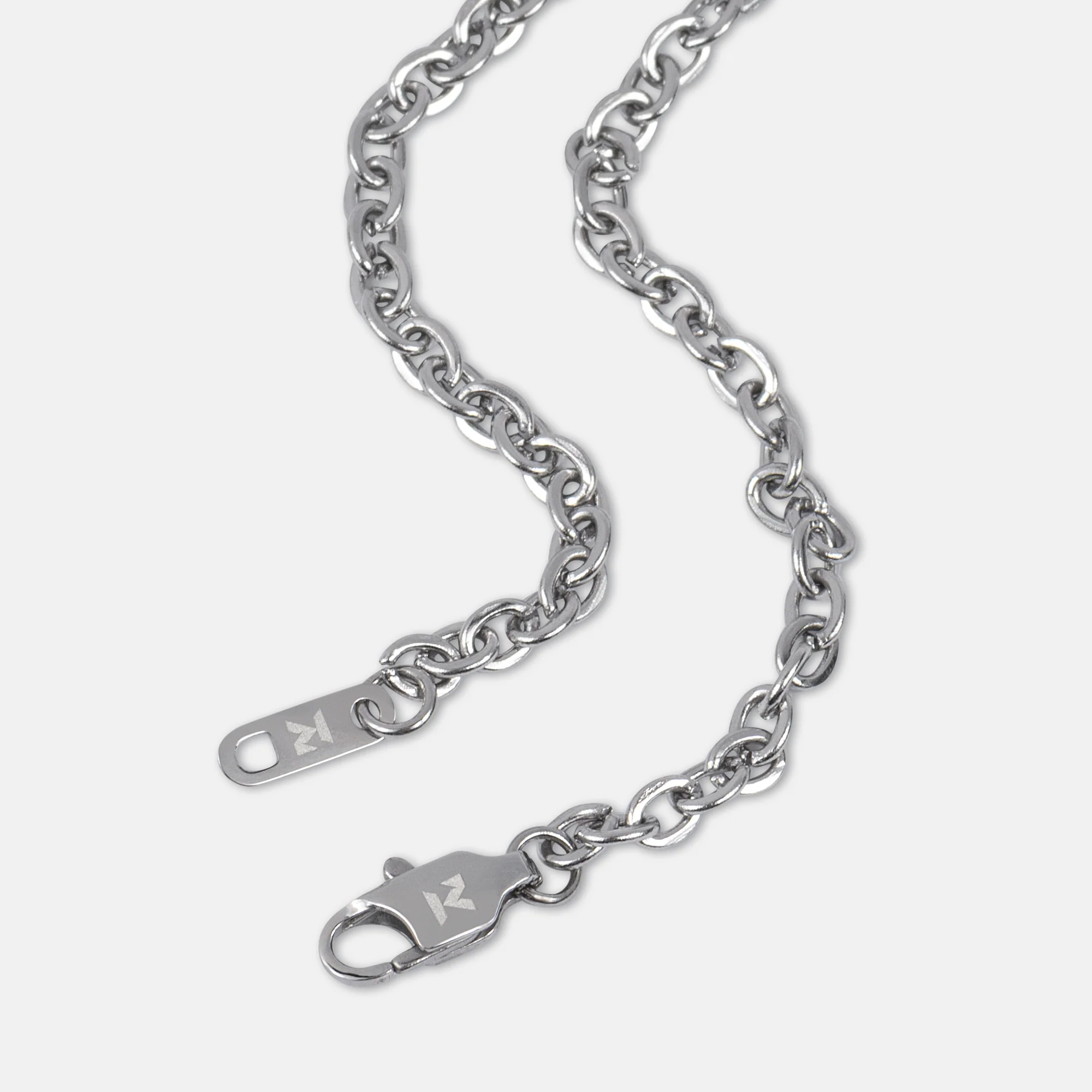 K12 - SILVER CABLE BRACELET - 3MM - Image 2