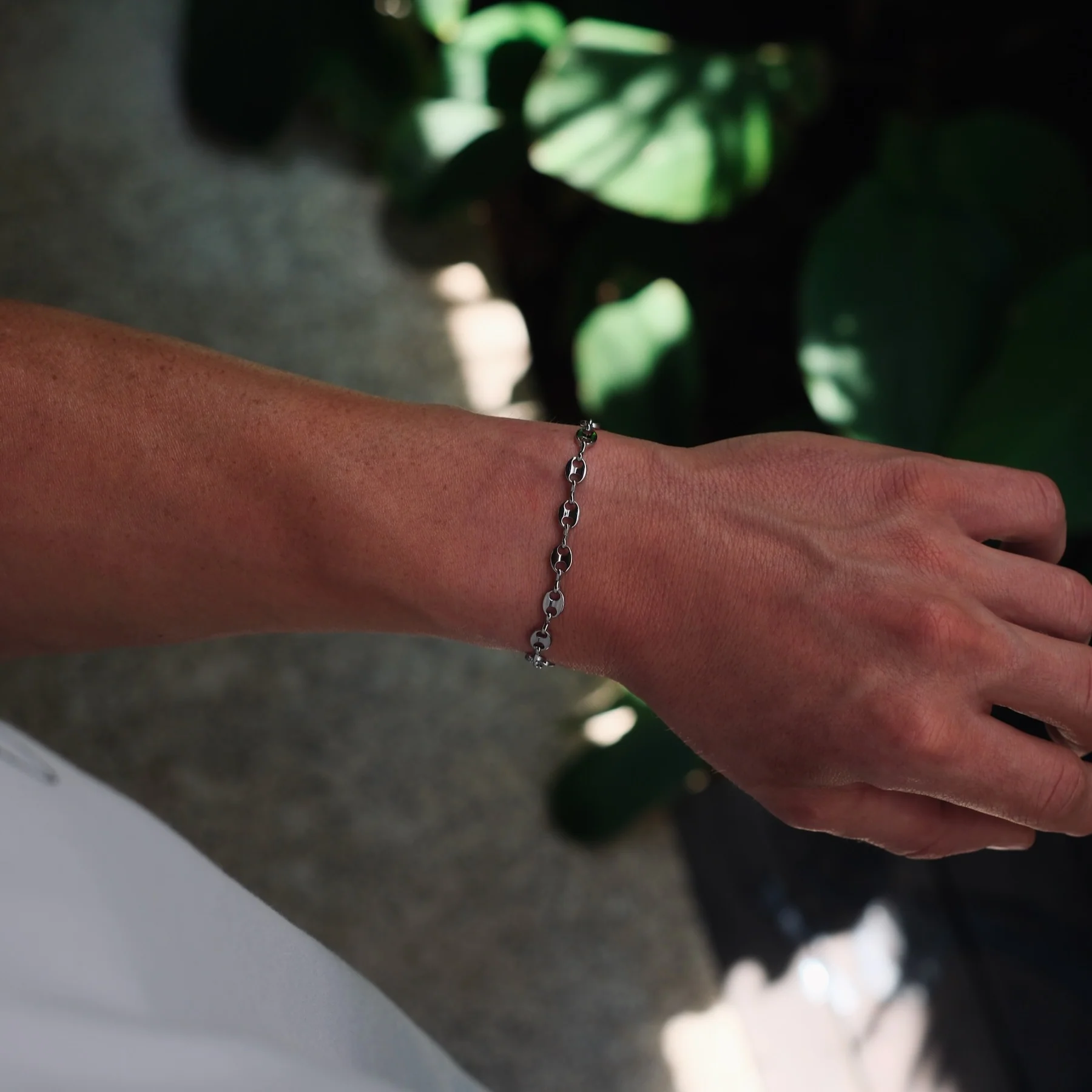K12 - SILVER COFFEE BEAN BRACELET - Image 6