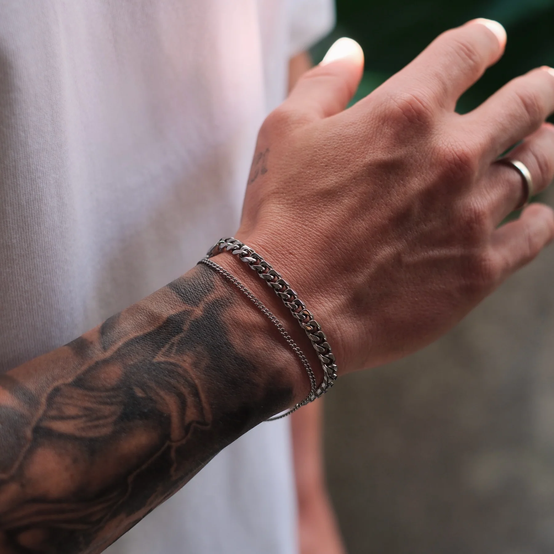 K12 - SILVER CUBAN BRACELET - 6MM - Image 4