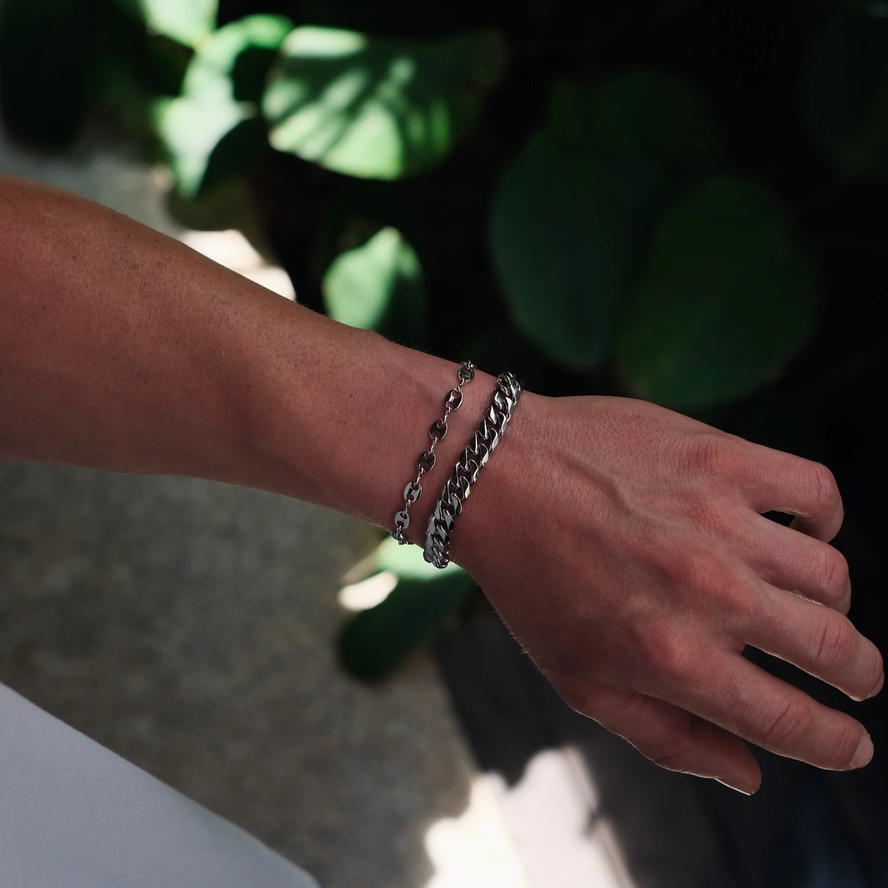 K12 - SILVER COFFEE BEAN BRACELET - Image 4