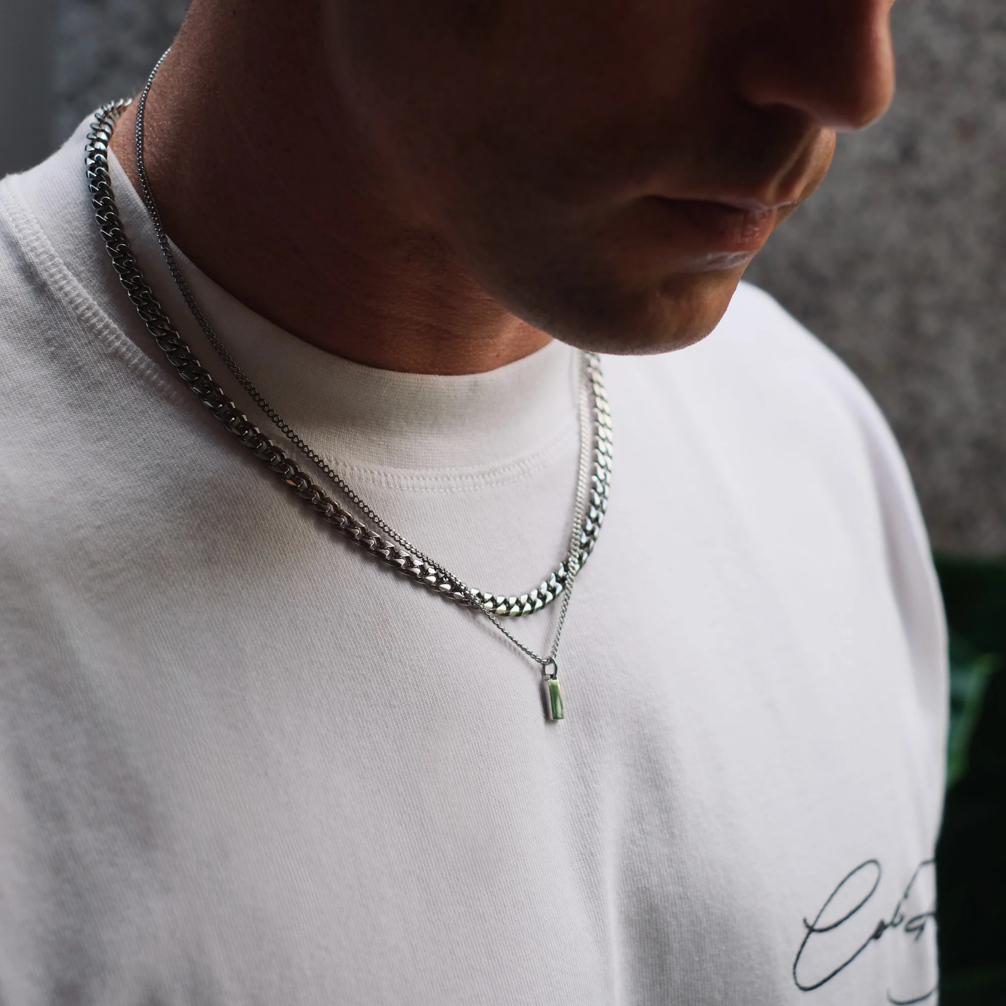 K12 - SILVER CUBAN CHAIN - 6MM - Image 3