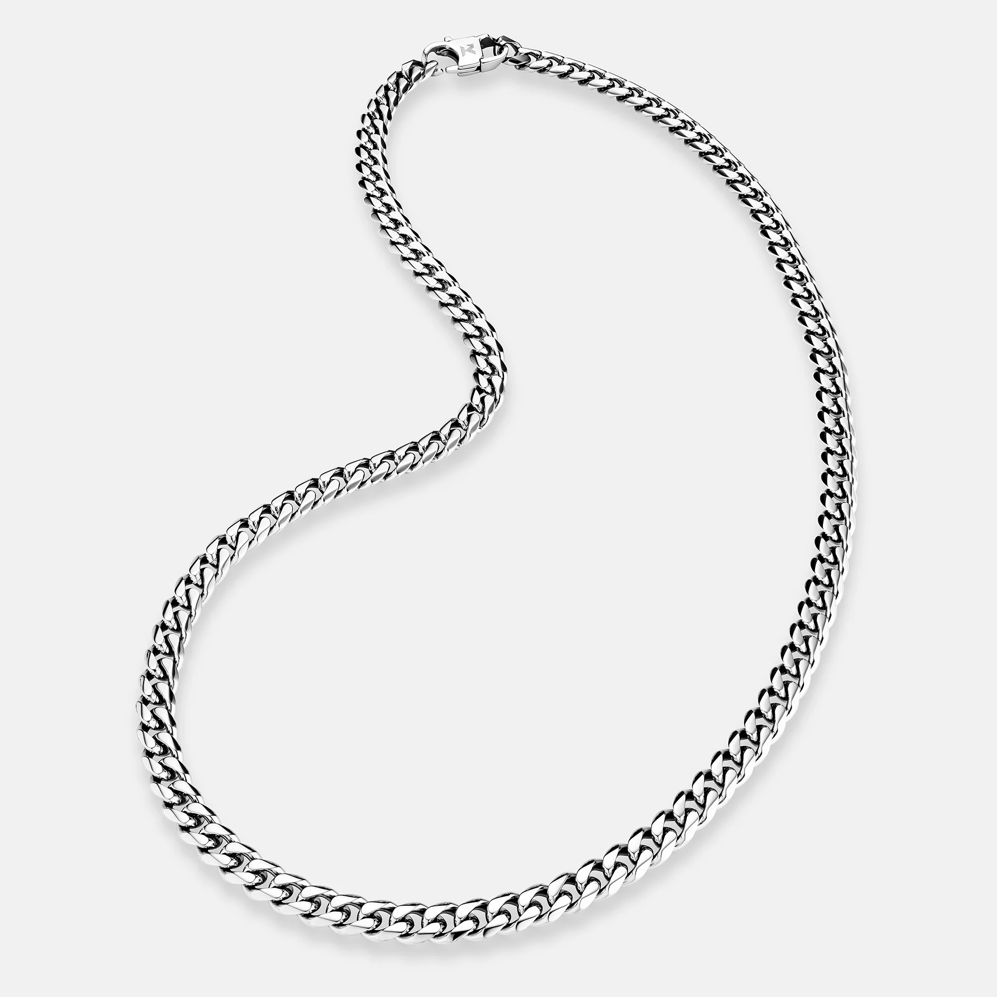 K12 - SILVER CUBAN CHAIN - 6MM - Image 5
