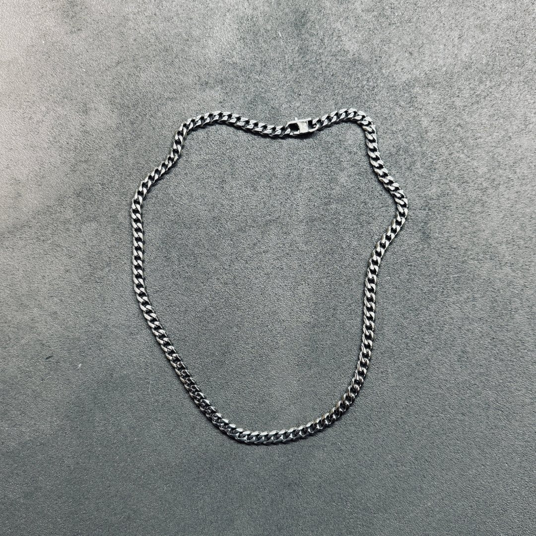 K12 - SILVER CUBAN CHAIN - 6MM - Image 6