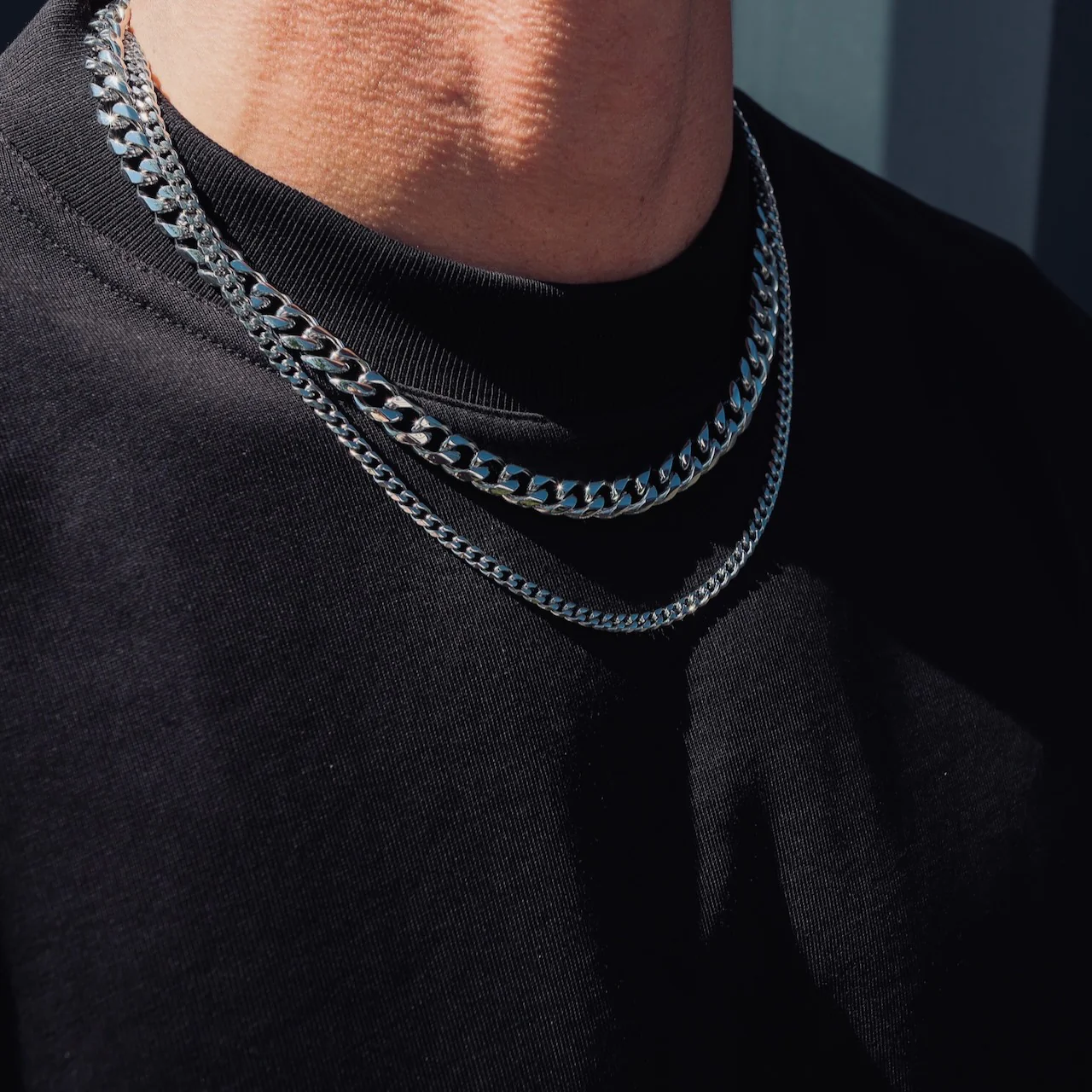 K12 - SILVER CUBAN CHAIN - 8MM - Image 2