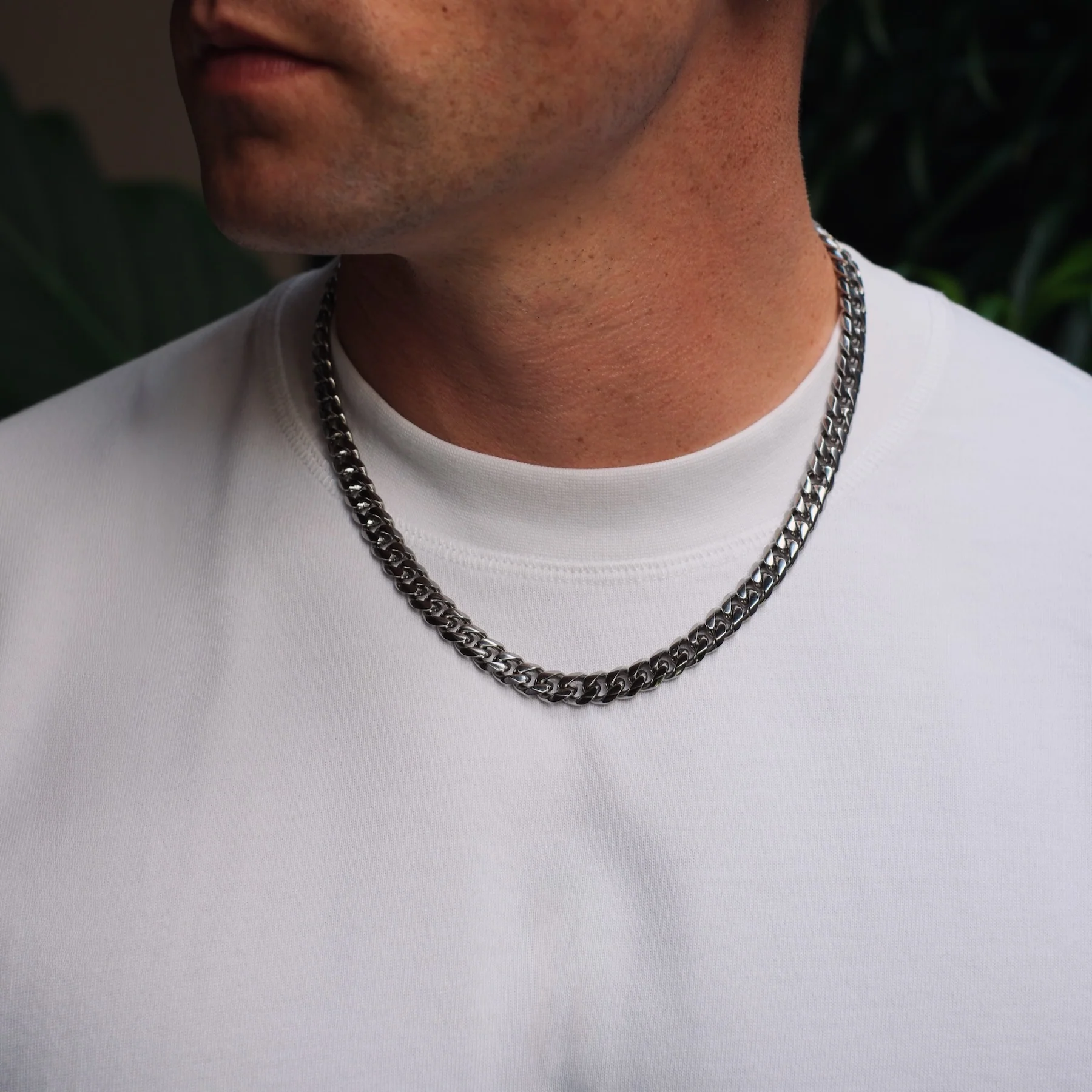 K12 - SILVER CUBAN CHAIN - 8MM - Image 5