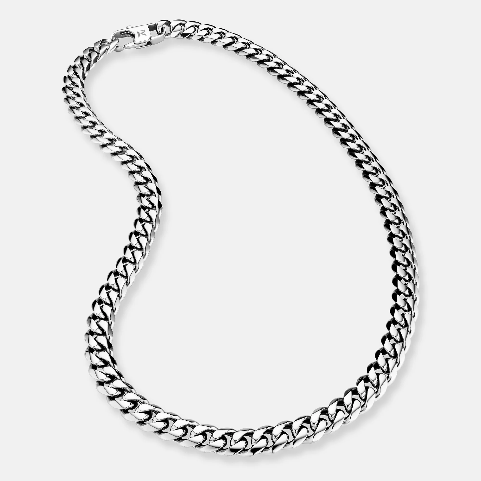 K12 - SILVER CUBAN CHAIN - 8MM - Image 6