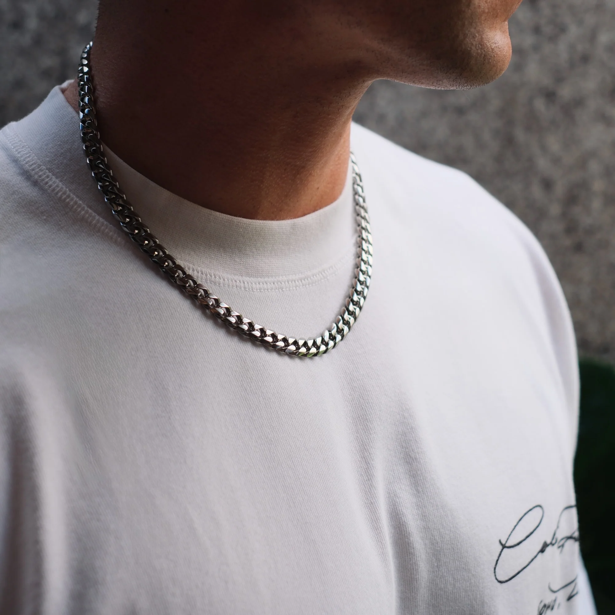 K12 - SILVER CUBAN CHAIN - 8MM - Image 8