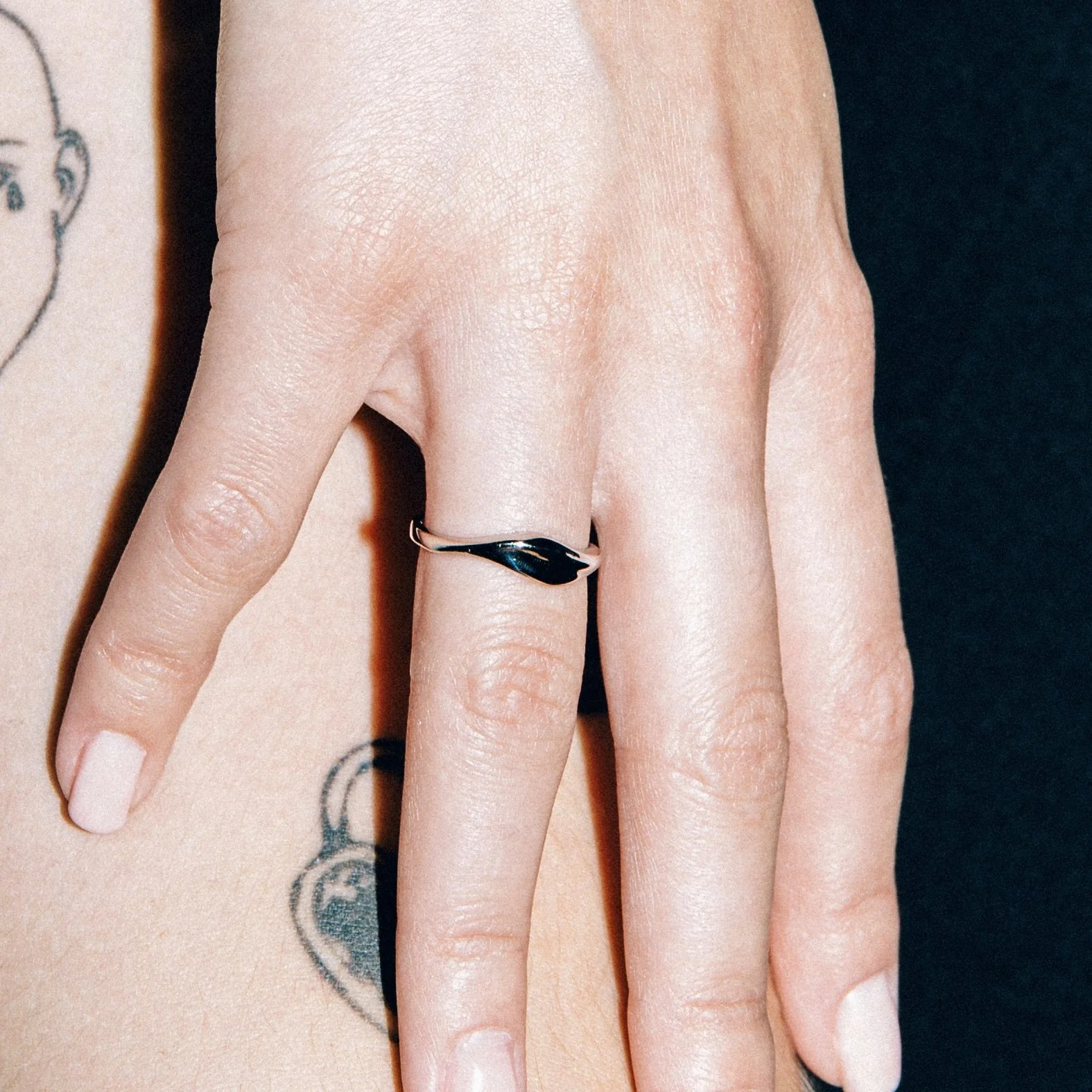 K12 - SILVER LIQUID RING - Image 3