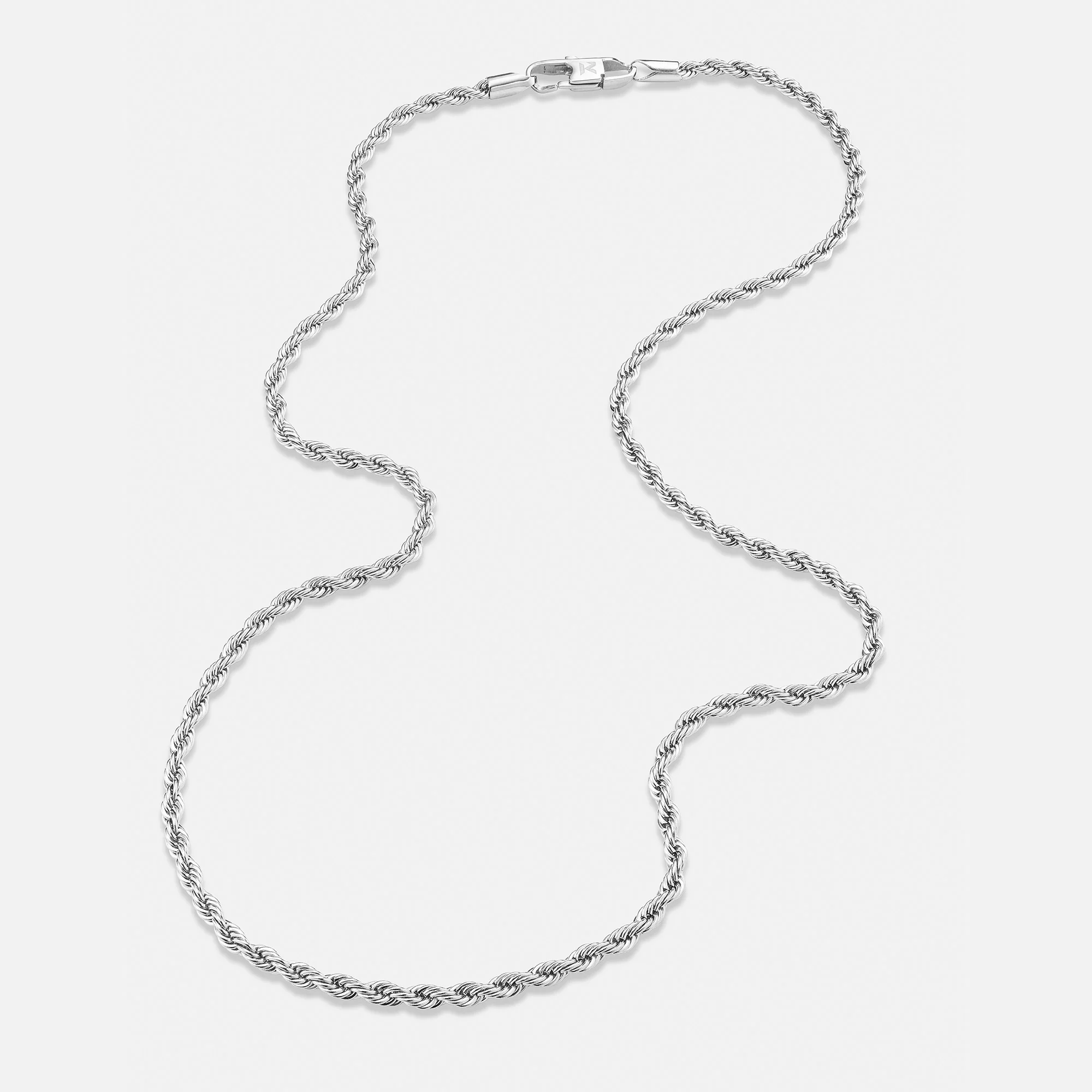 K12 - SILVER ROPE CHAIN - 3MM - Image 2