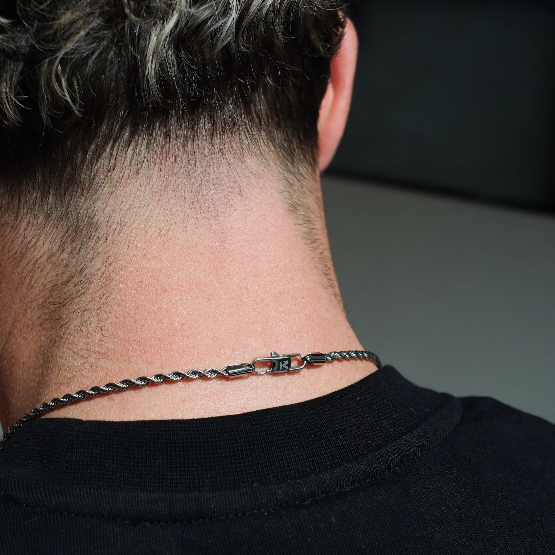 K12 - SILVER ROPE CHAIN - 3MM - Image 5