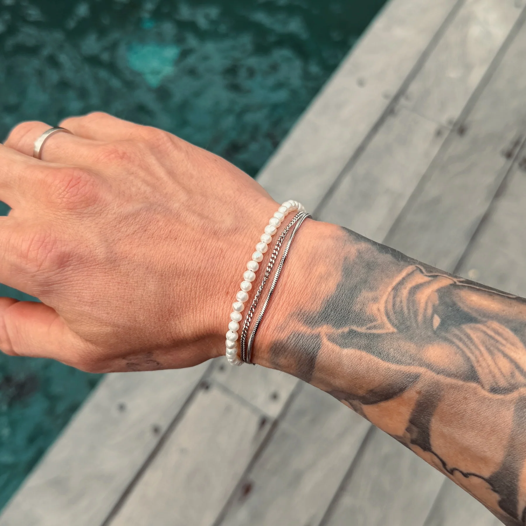K12 - SILVER CUBAN BRACELET - 2MM - Image 6
