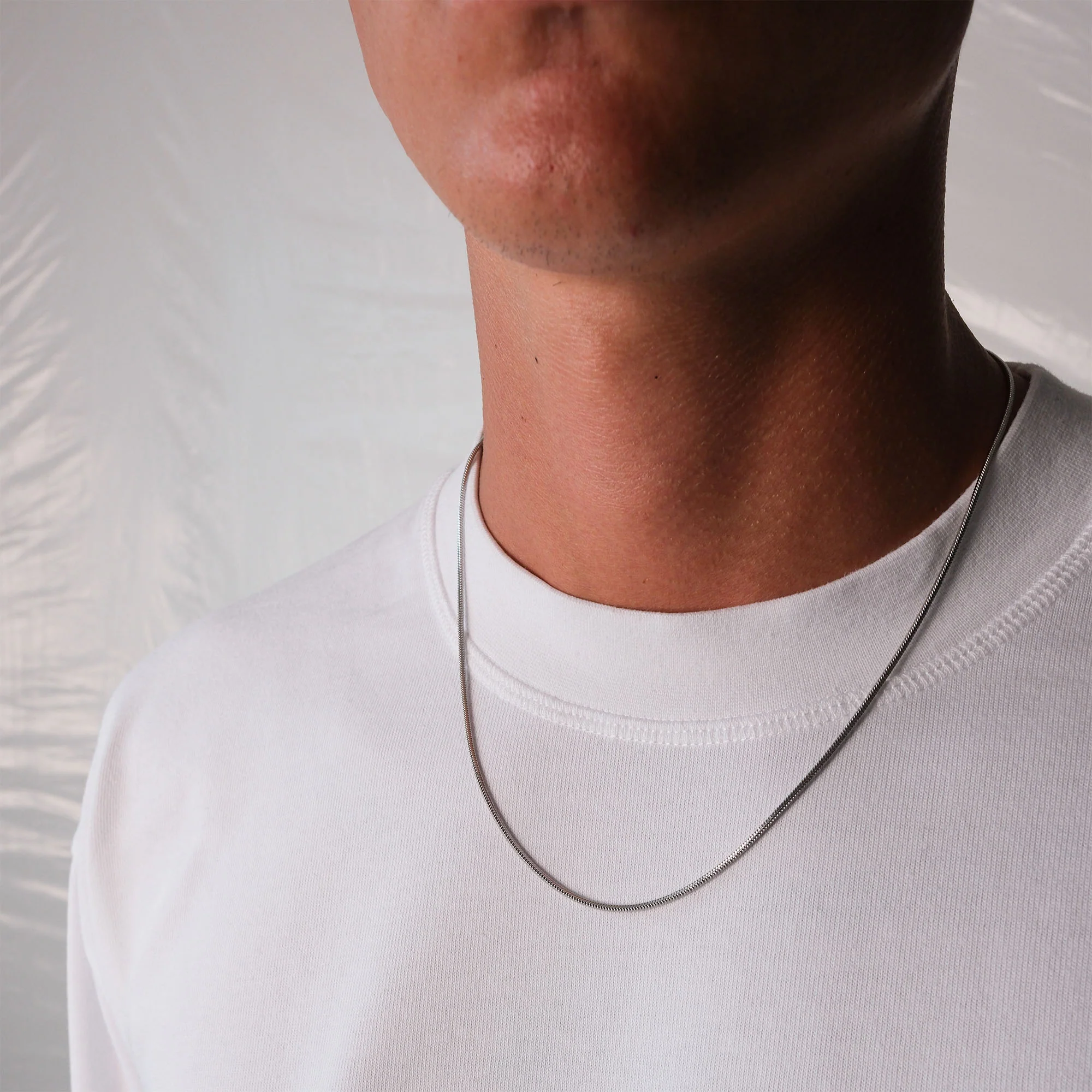 K12 - SILVER SQUARE CHAIN - 1.4MM - Image 3
