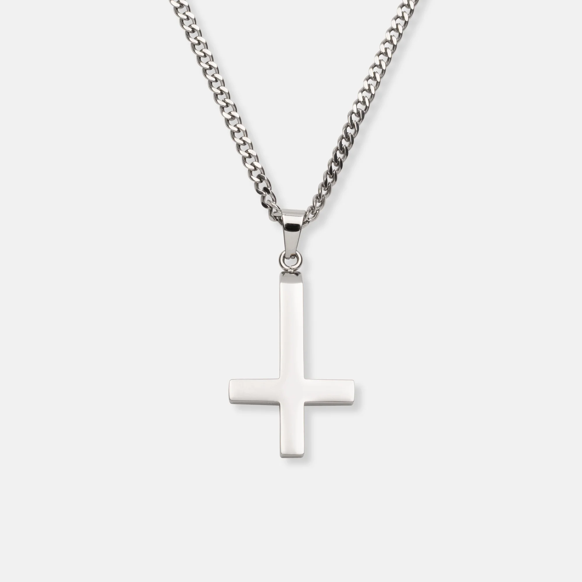 K12 - SILVER STEEL INVERTED VAITH CHAIN
