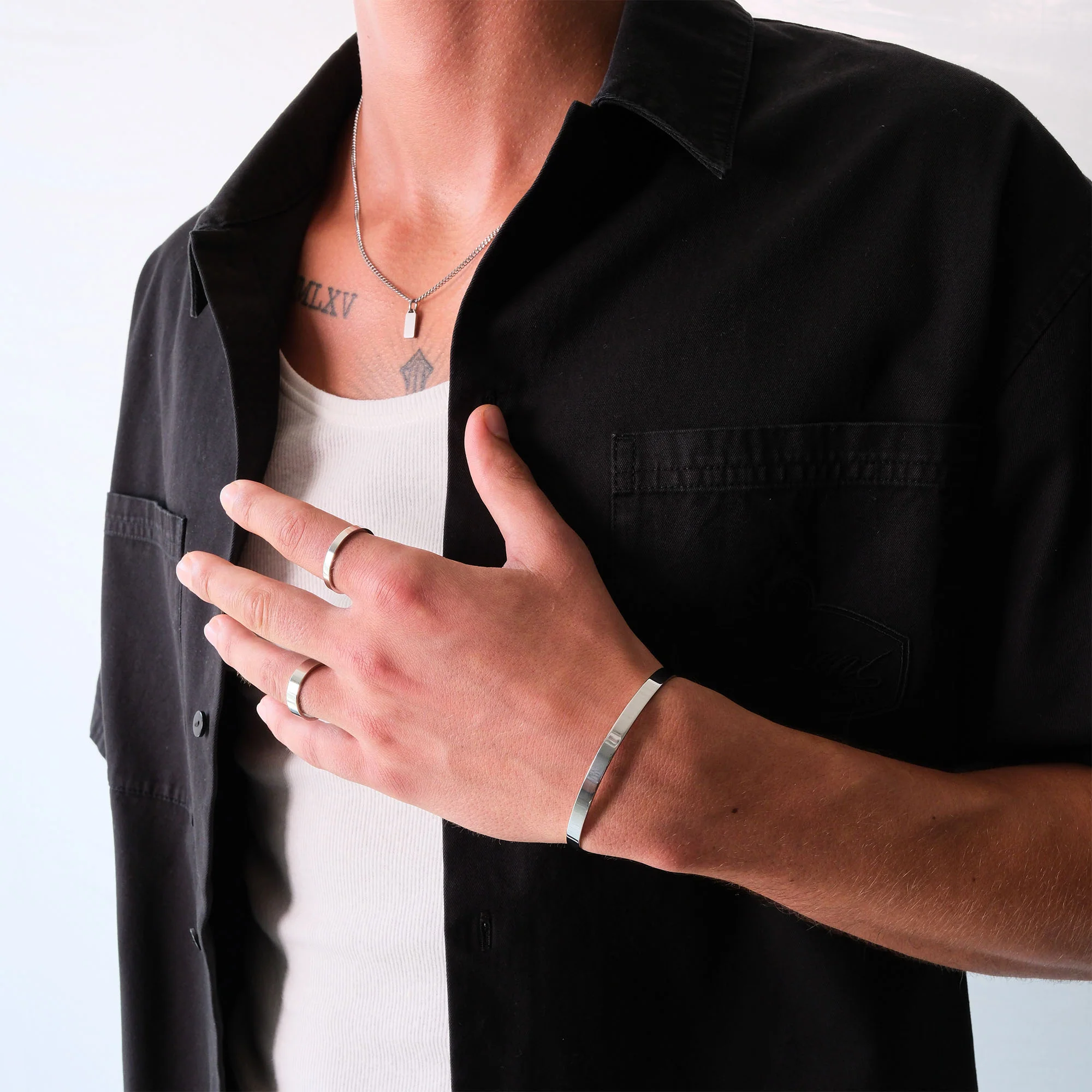 K12 - SILVER TAG CHAIN SLIM - Image 5