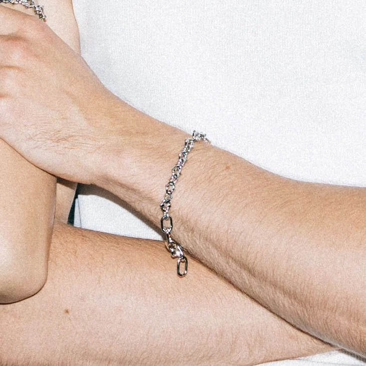 K12 - SILVER THORN BRACELET - 9MM - Image 2