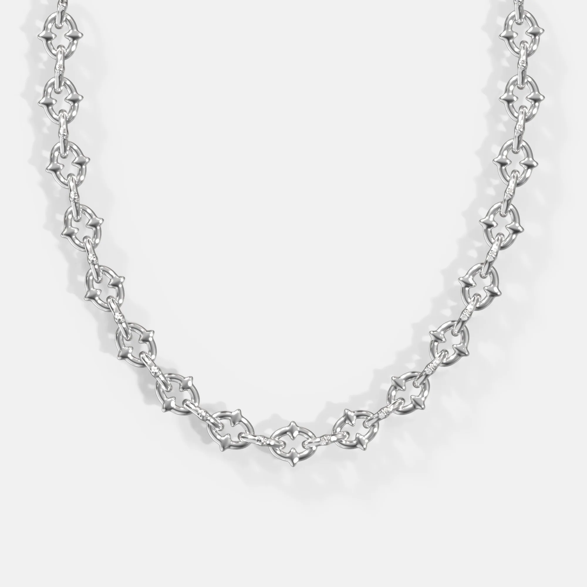 K12 - SILVER THORN CHAIN - 9MM - Image 2