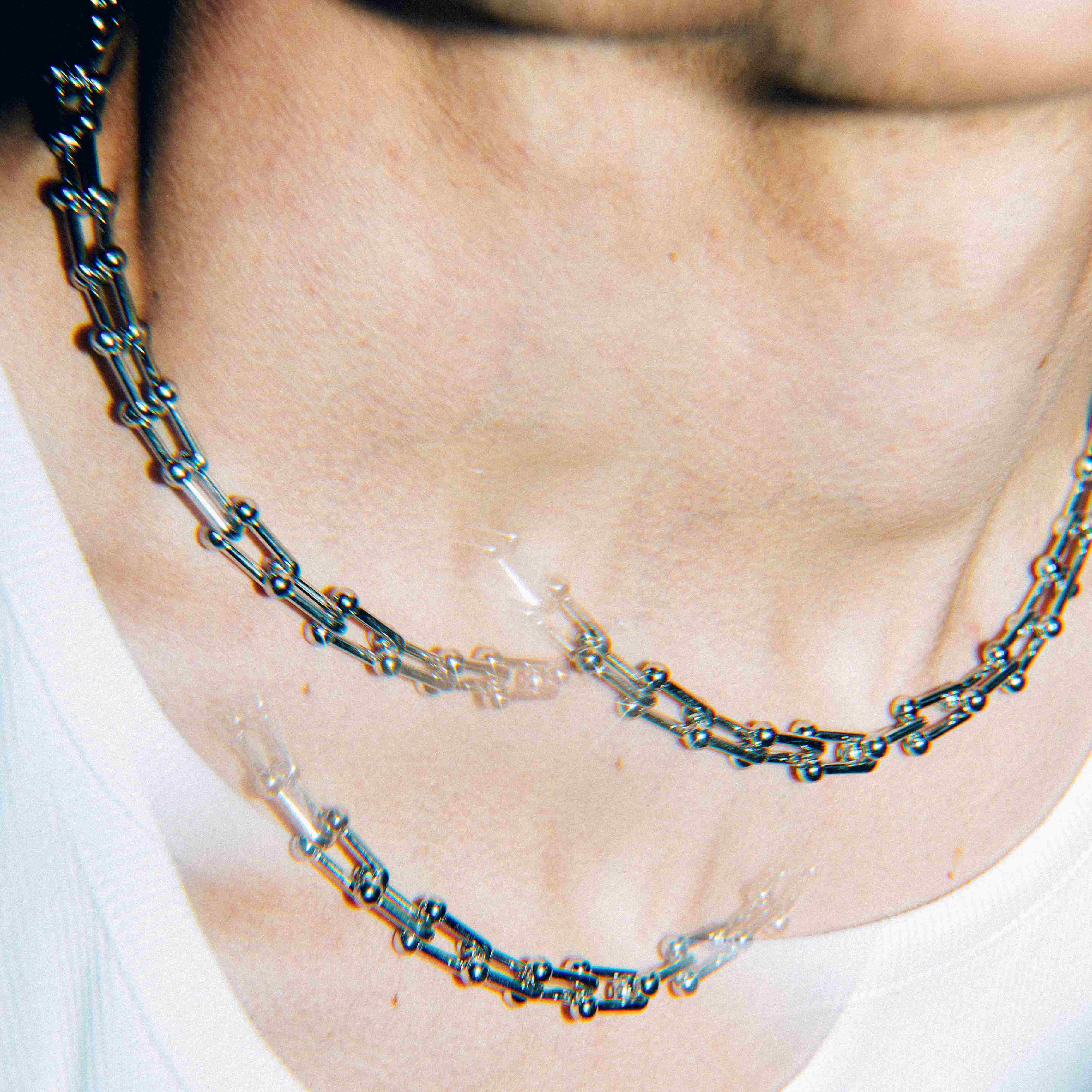 K12 - SILVER U-LINK CHAIN - 13MM - Image 3