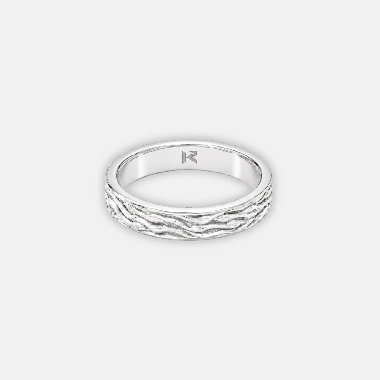K12 - SILVER WAVY RING - Image 4
