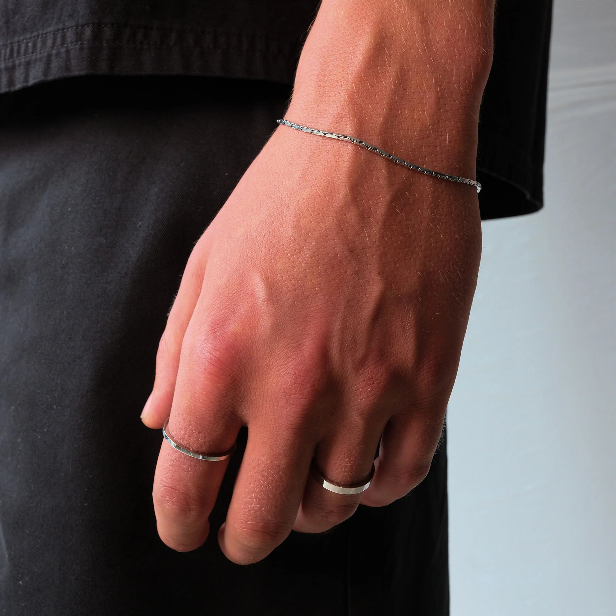 K12 - SILVER WIRE BRACELET - 1.4MM - Image 5