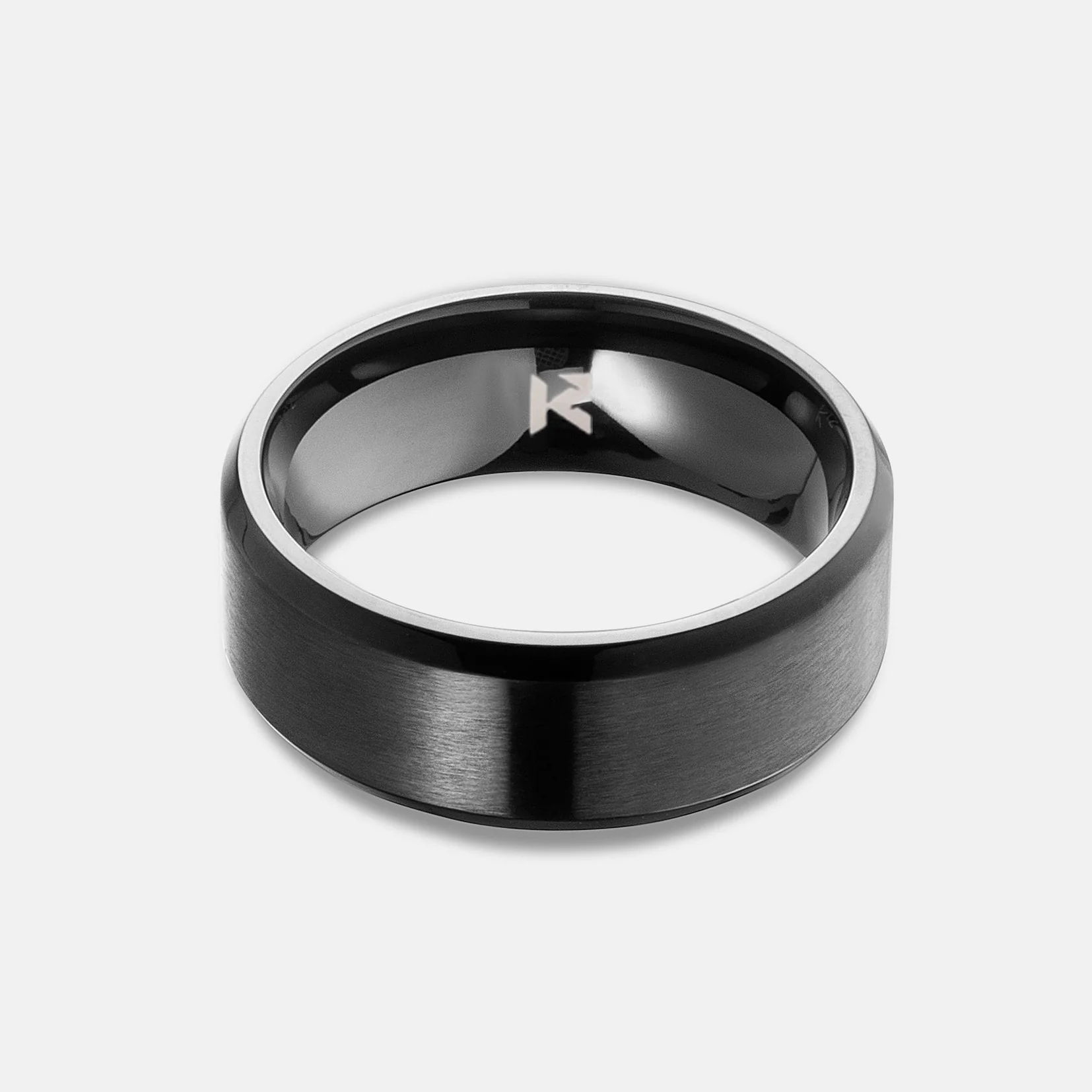 K12 - BLACK STEEL RING - 77 - Image 2