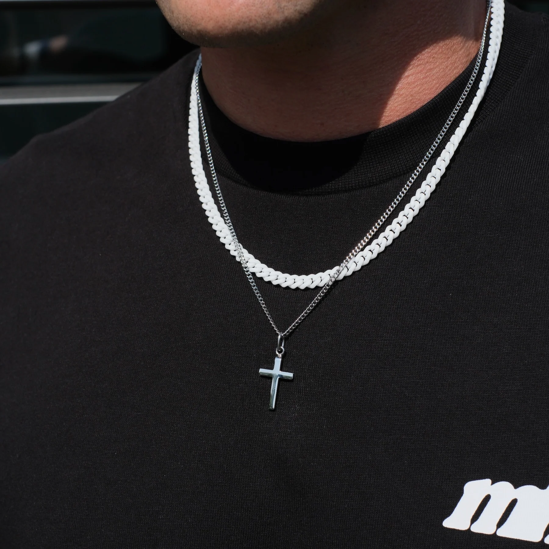 K12 - WHITE CUBAN CHAIN - 6MM - Image 5