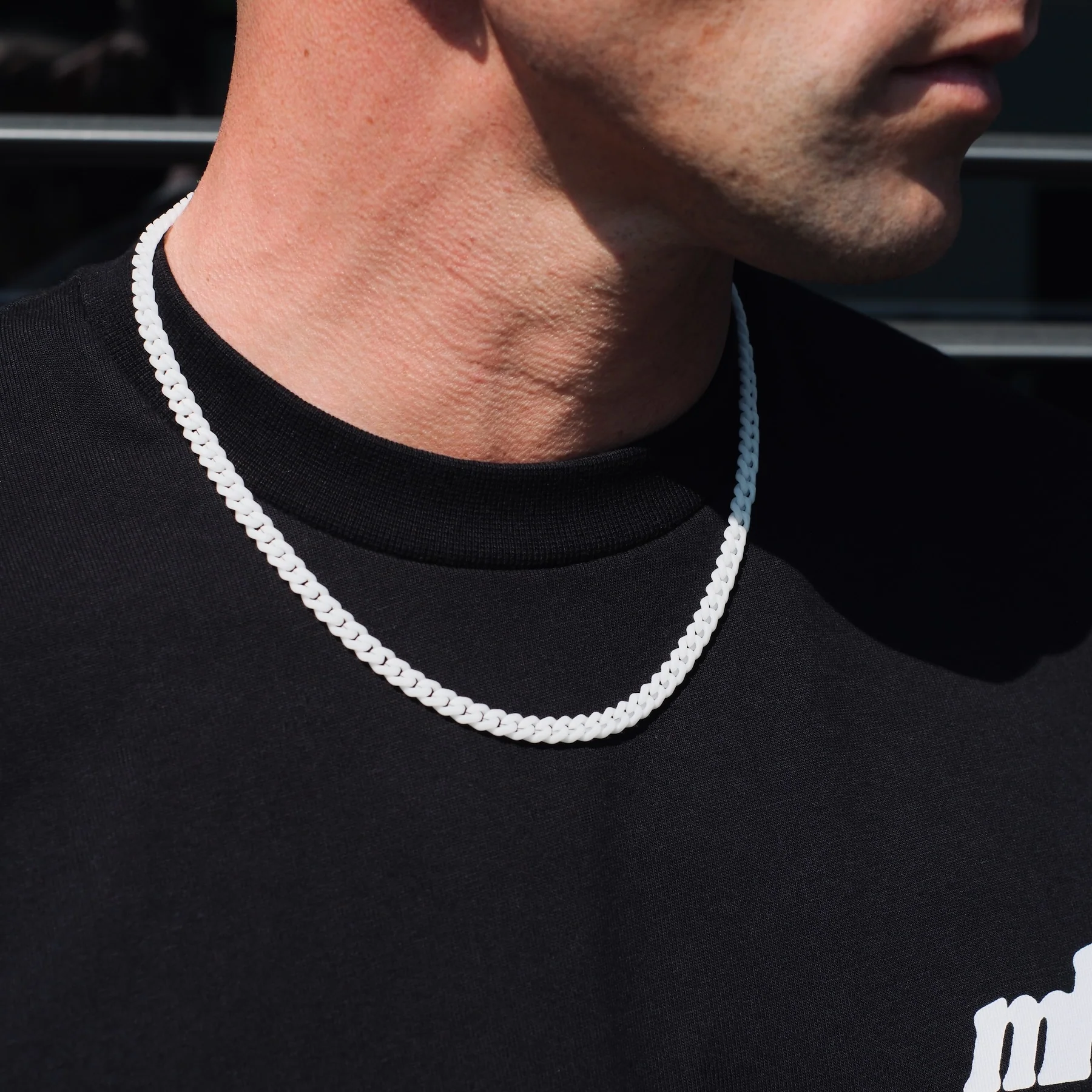 K12 - WHITE CUBAN CHAIN - 6MM - Image 7